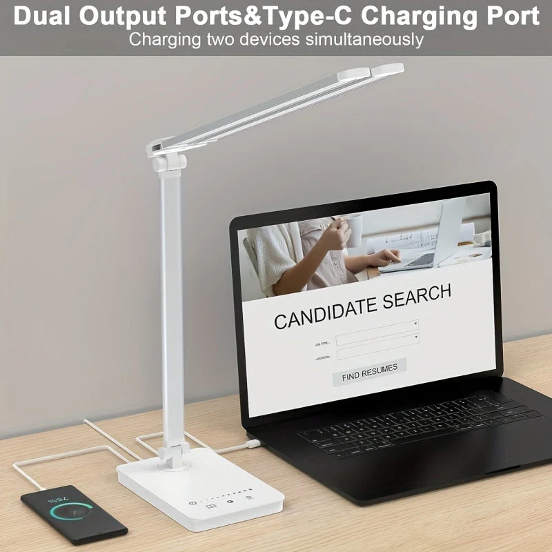 Adjustable LED Desk Lamp – Touch Dimmable Gooseneck Light for Office & Reading - Image 6