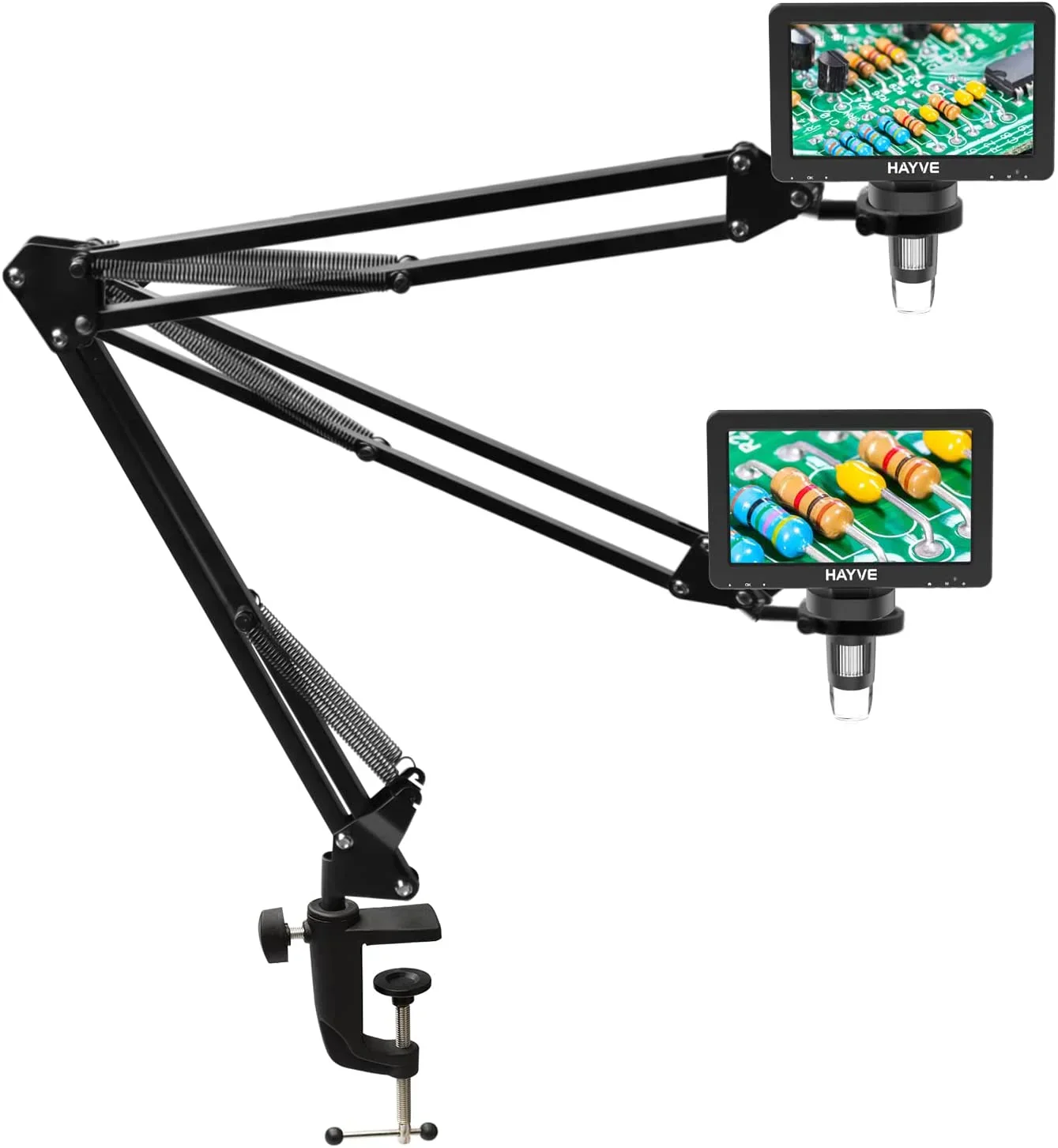 Adjustable Microscope Arm Stand Metal Bracket Coin Microscope Mount - Image 7