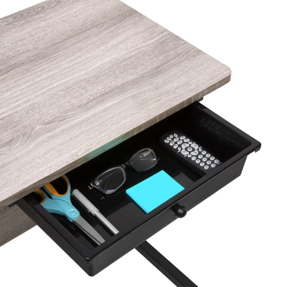 Adjustable Overbed Bedside Table with Wheels - Image 14