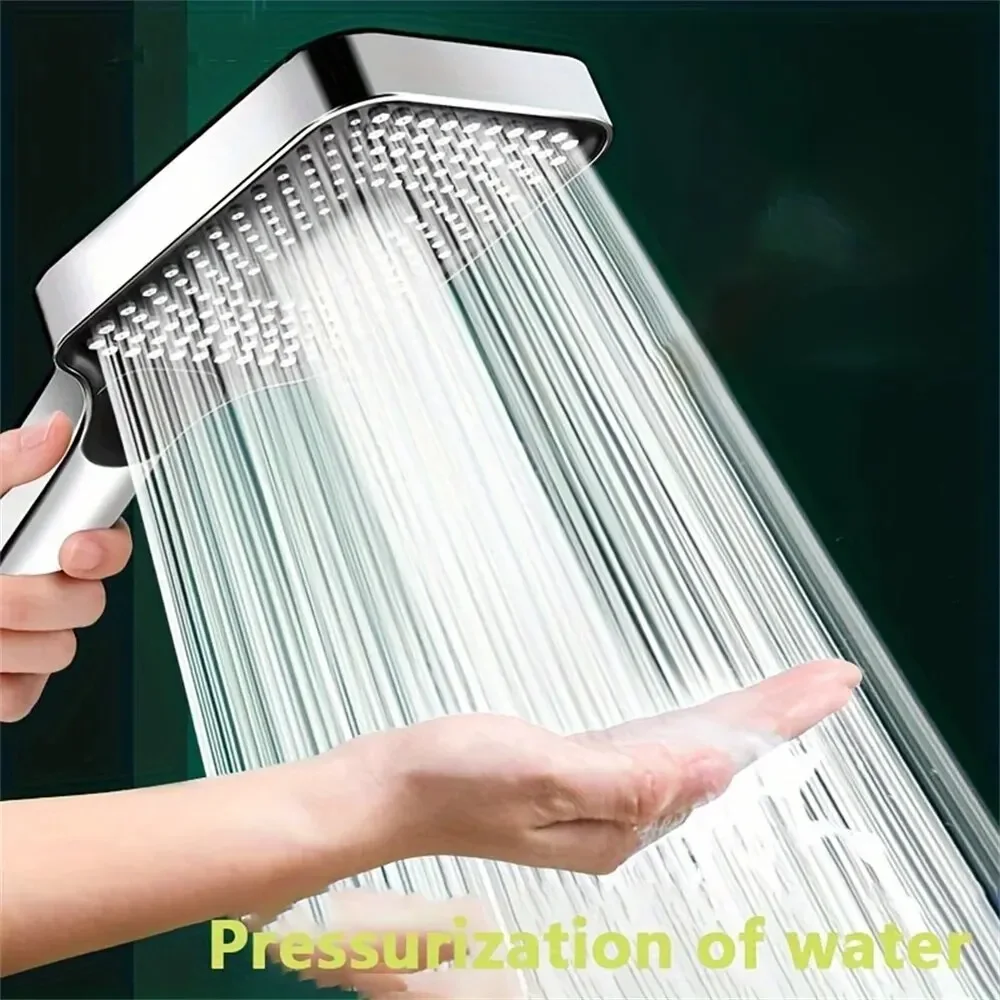 Adjustable Rainfall Shower Head 3 Mode High Pressure Water Saving Bathroom Mixer - Image 2