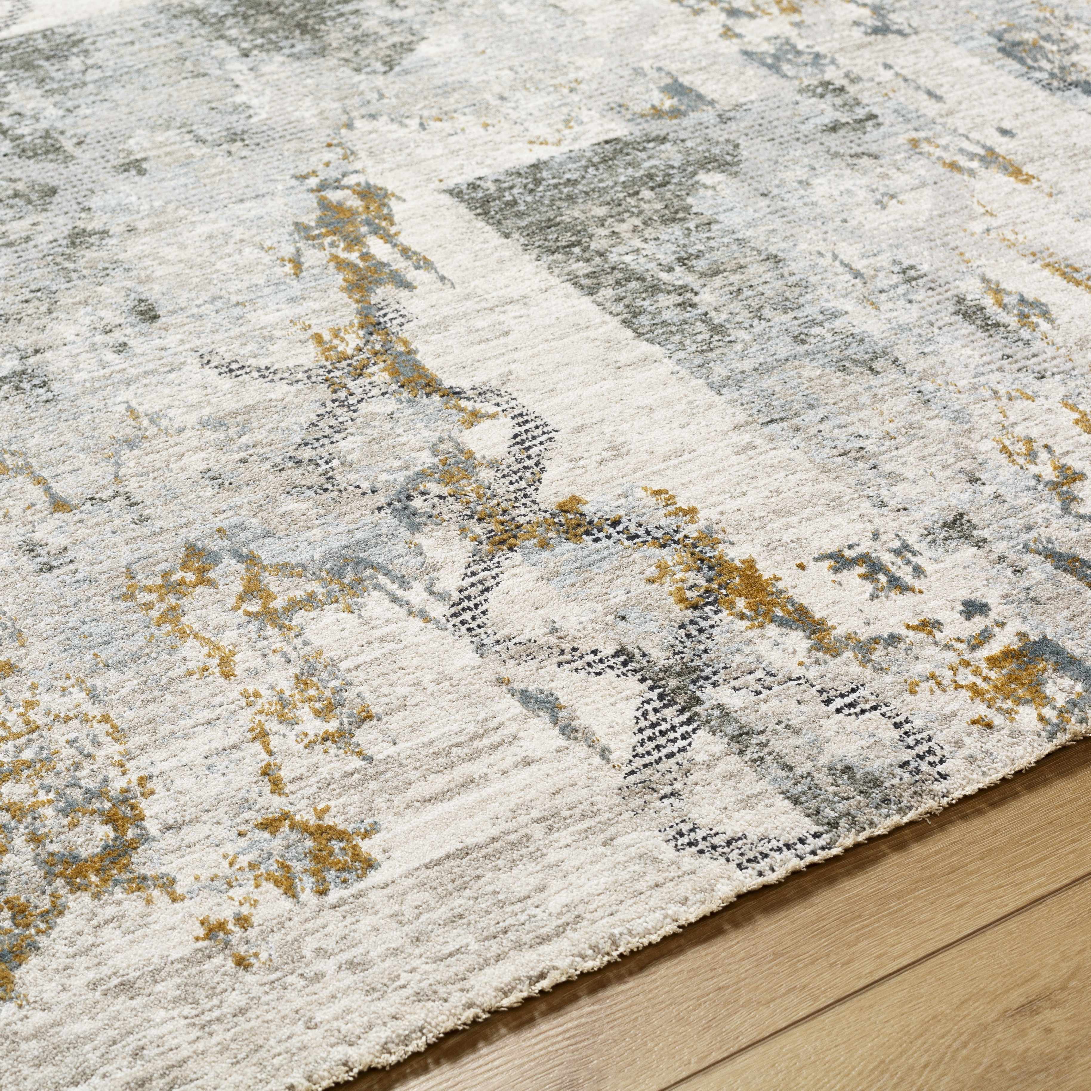 Adlai Textured Rug with Fringes - Image 12