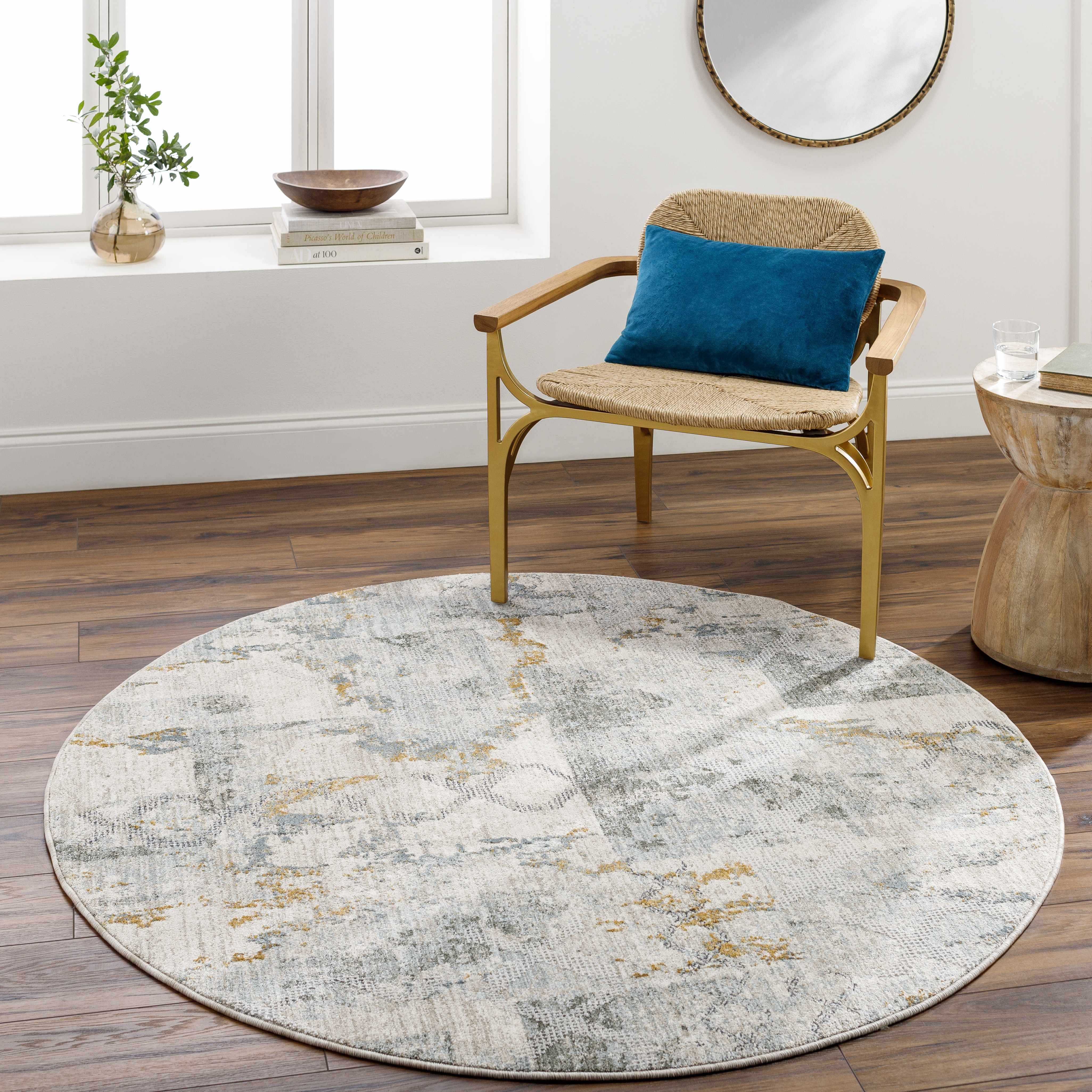 Adlai Textured Rug with Fringes - Image 16
