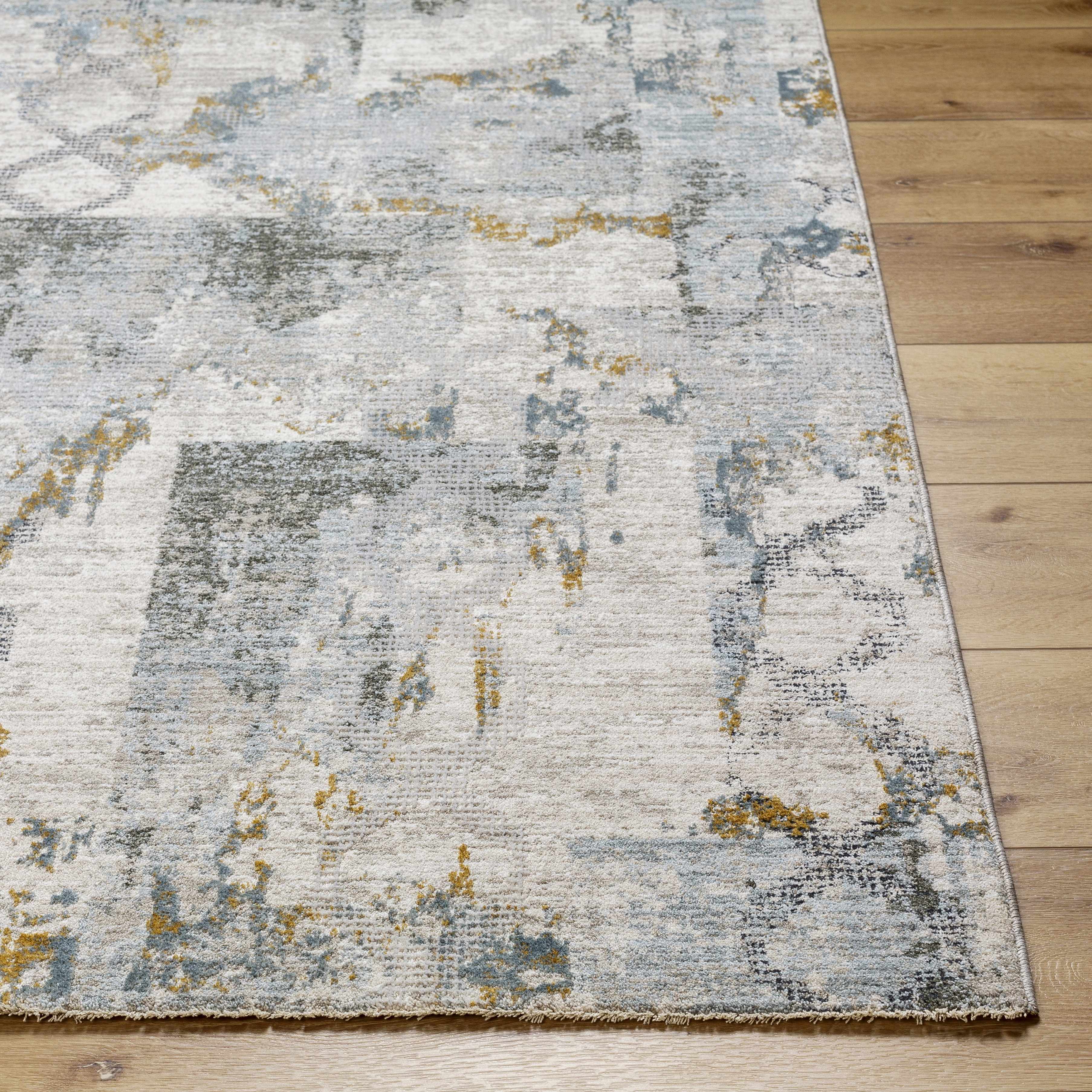 Adlai Textured Rug with Fringes - Image 19