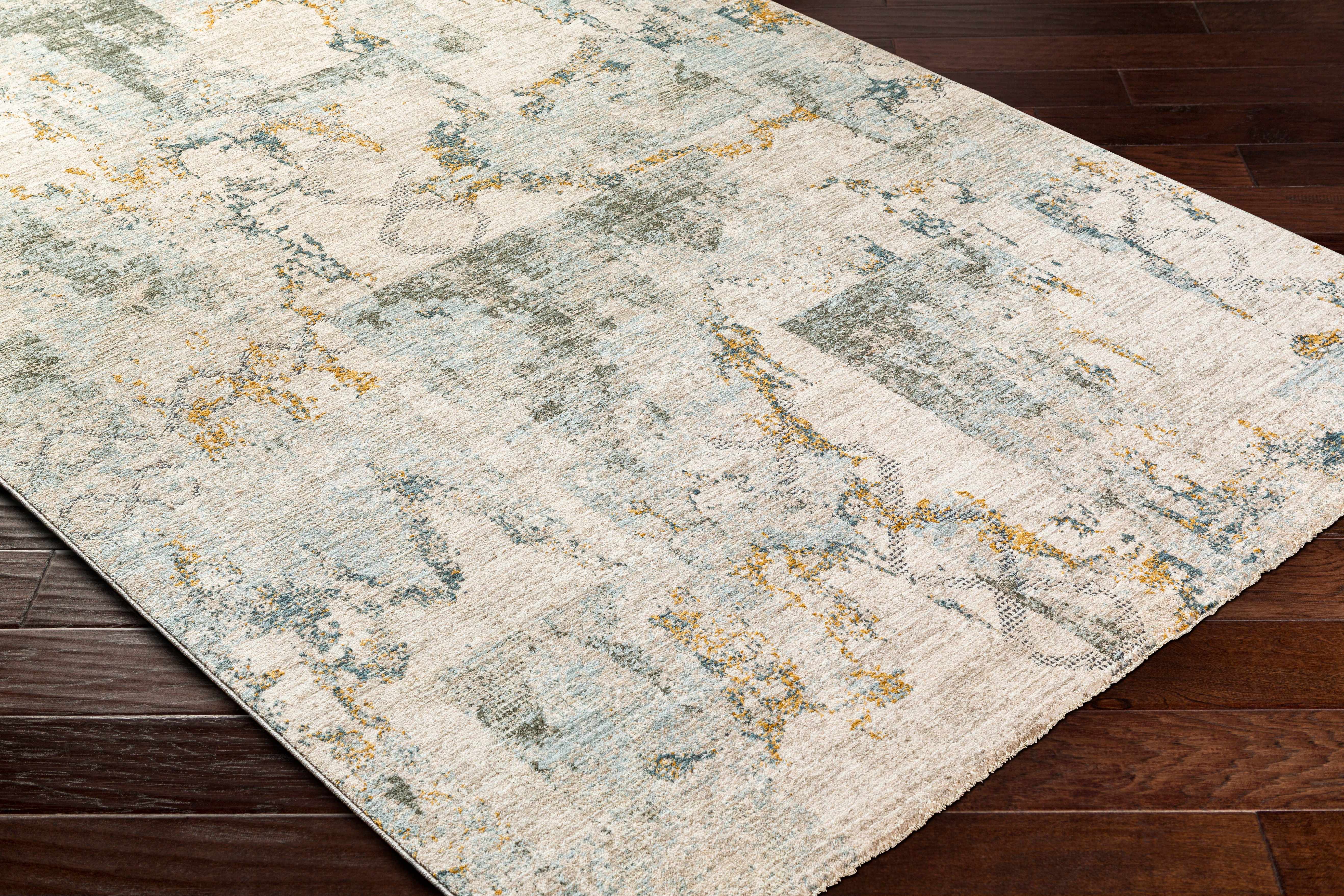 Adlai Textured Rug with Fringes - Image 5