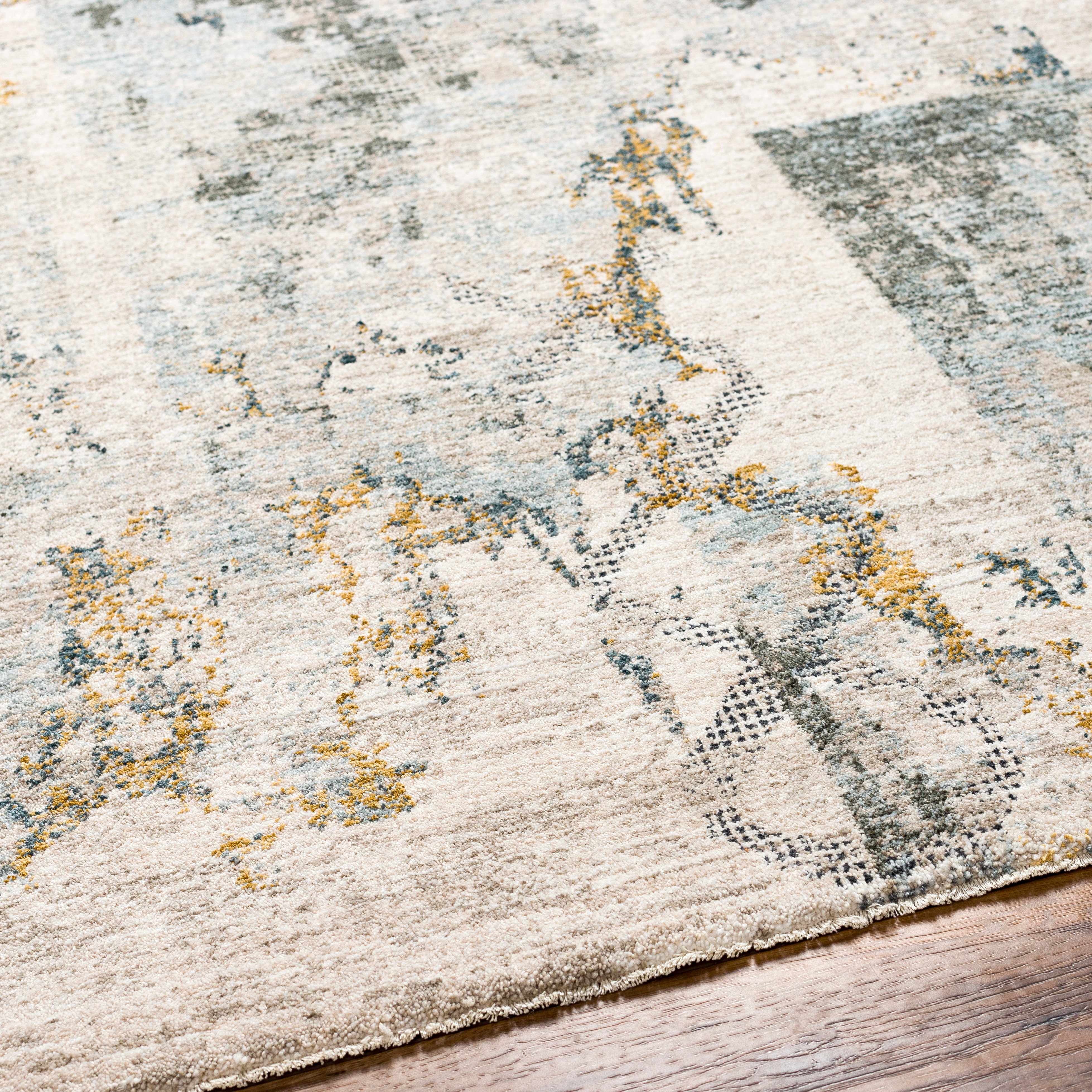 Adlai Textured Rug with Fringes - Image 7
