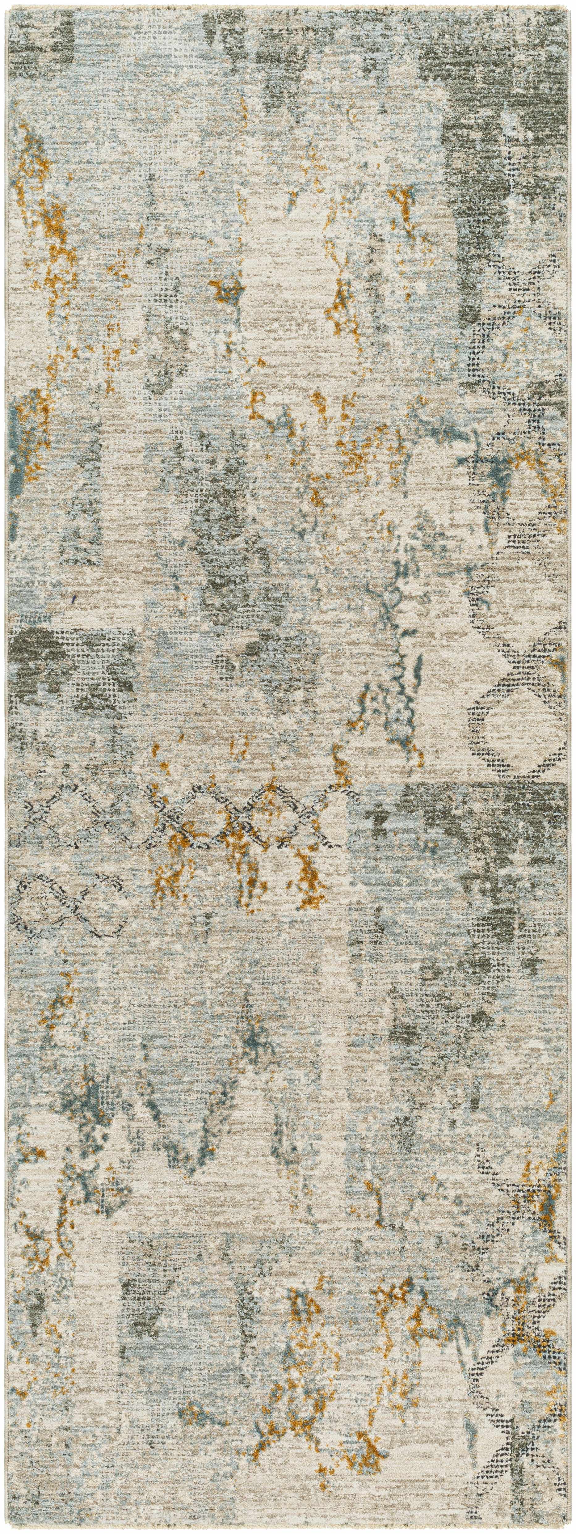 Adlai Textured Rug with Fringes - Image 9
