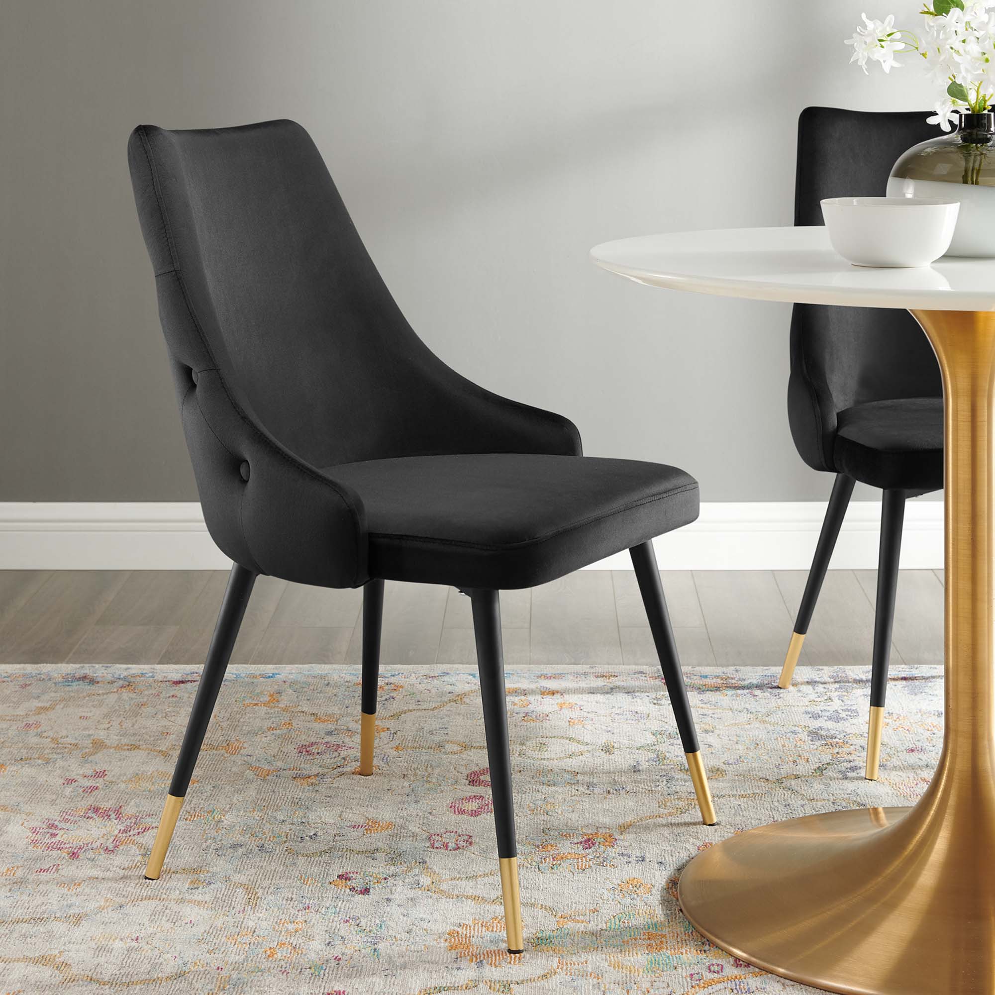 Adorn Tufted Performance Velvet Dining Side Chair by Modway - Image 7