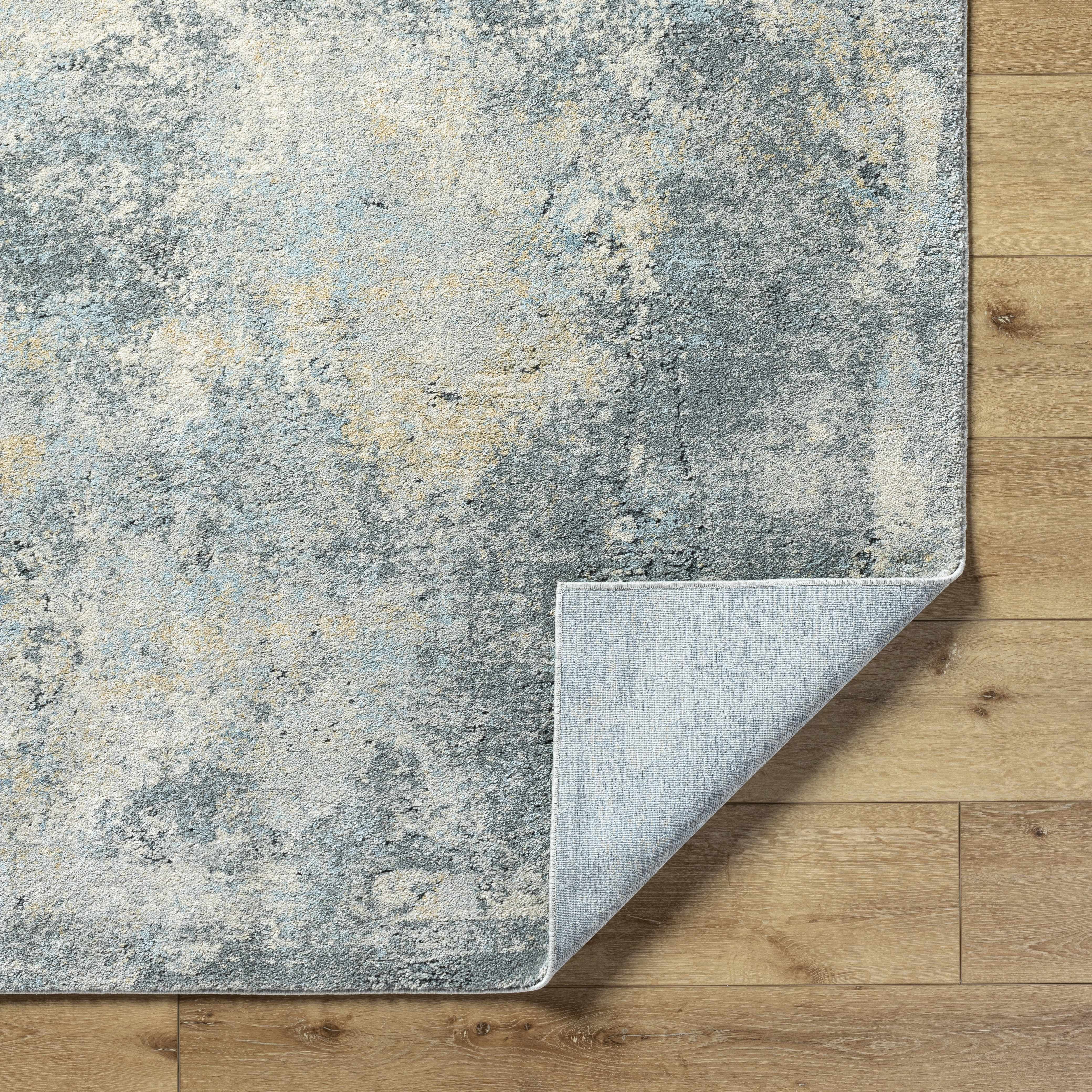 Adsila Teal Blue Thick Luxe Rug - Image 5