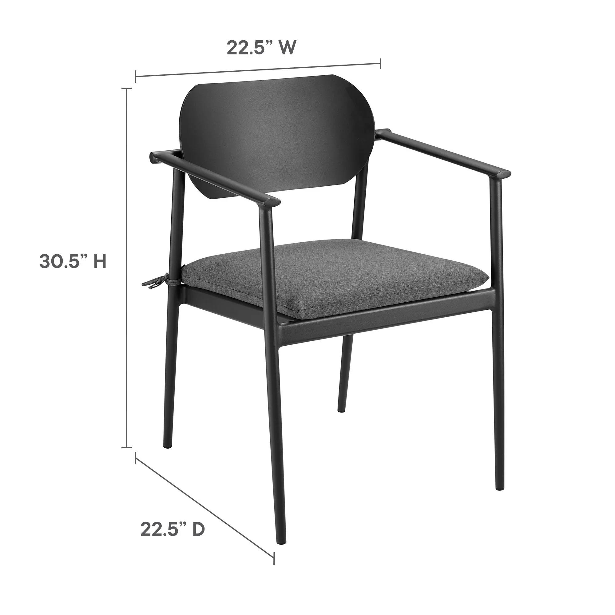 Aeris 9-Piece Outdoor Patio Aluminum Dining Set by Modway - Image 3
