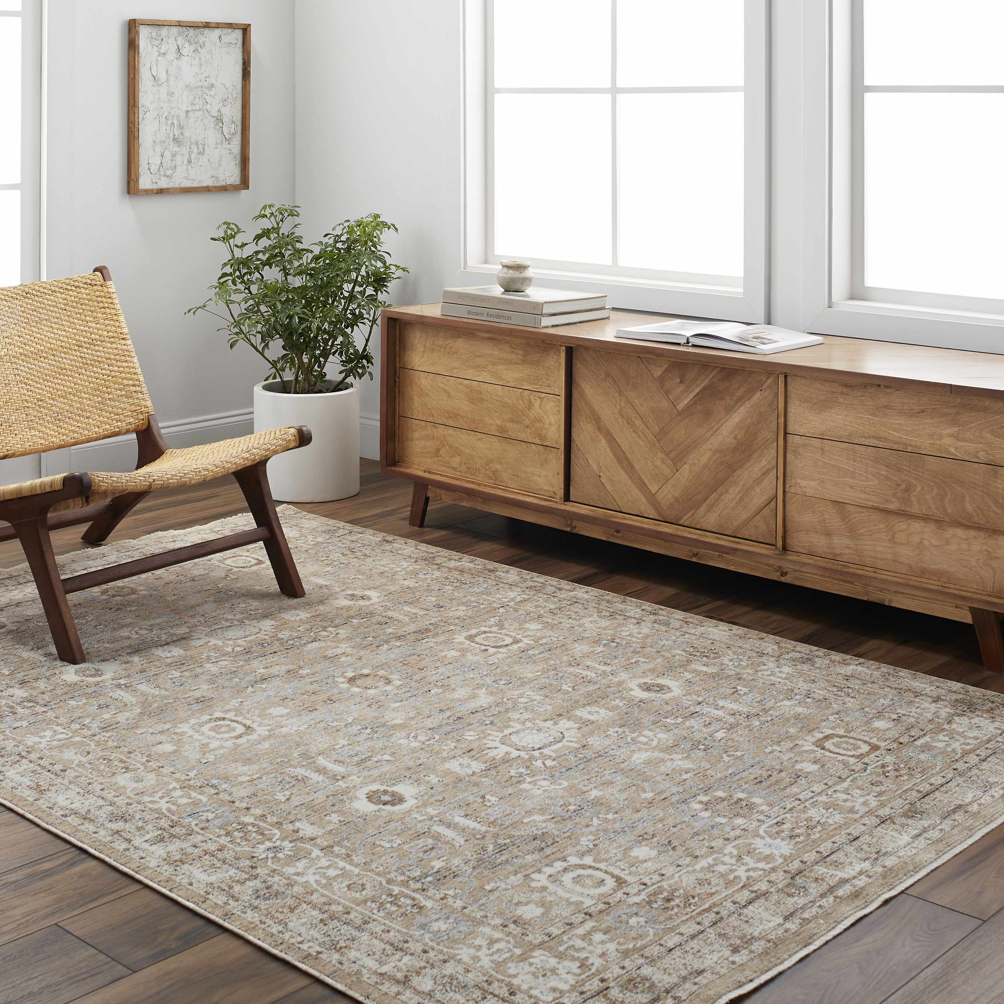 Afanen Carved Statement Rug - Clearance - Image 2