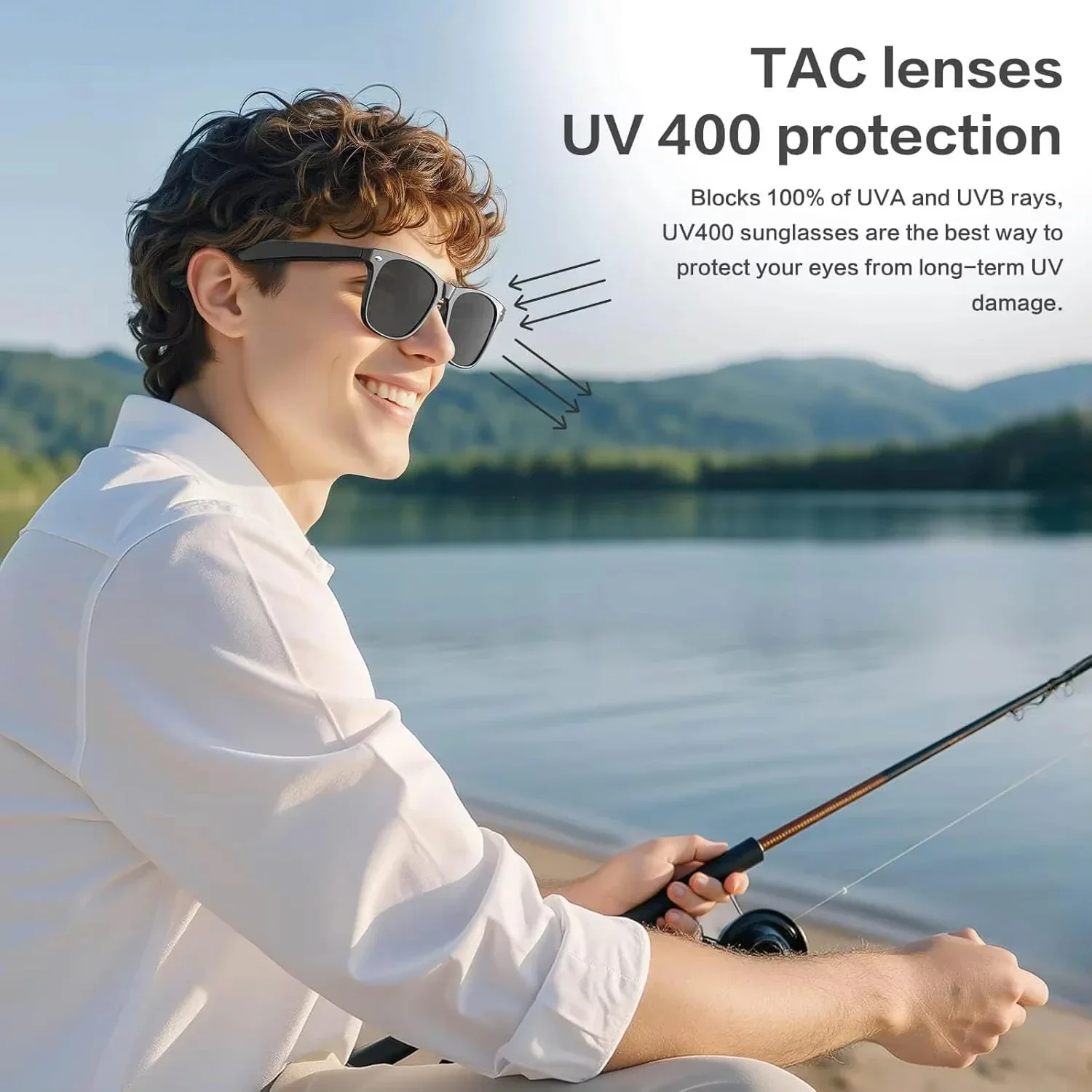 AI Smart Camera Glasses Photo Video Recording Translation Bluetooth Call Sunglasses - Image 4