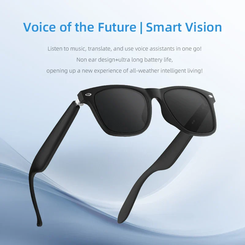 AI Smart Glasses Bluetooth Translation Sunglasses Call Headphones UV Protection - Image 6