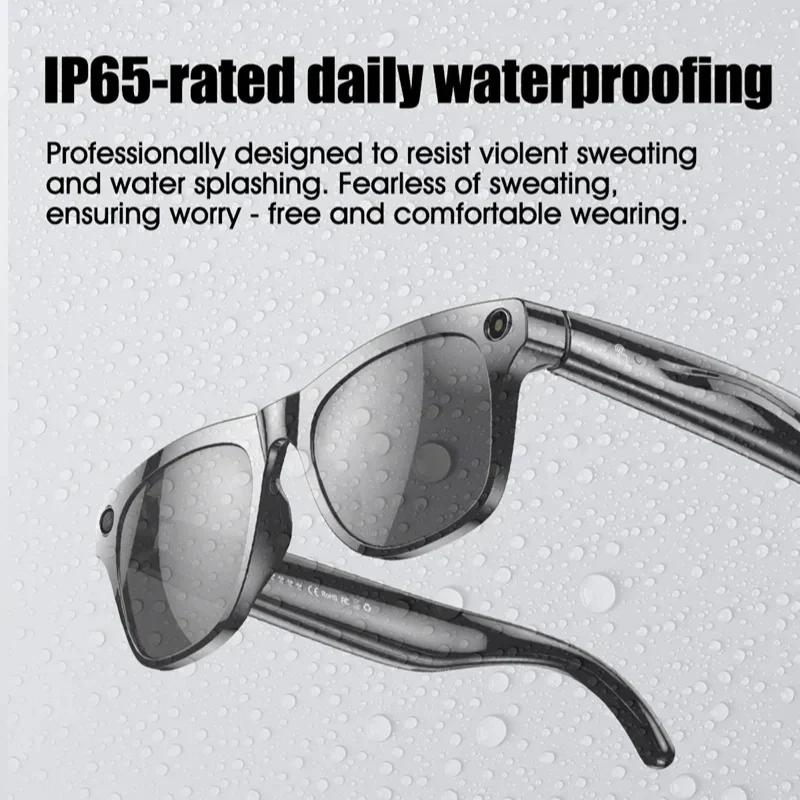 AI Smart Glasses Photochromic Camera Bluetooth Call Music Voice Assistant - Image 5