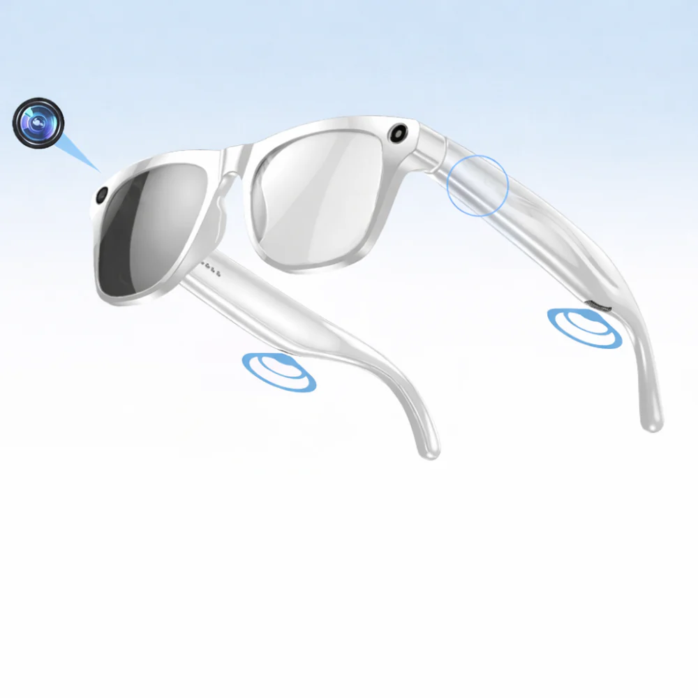 AI Smart Glasses Photochromic Camera Bluetooth Call Music Voice Assistant - Image 8