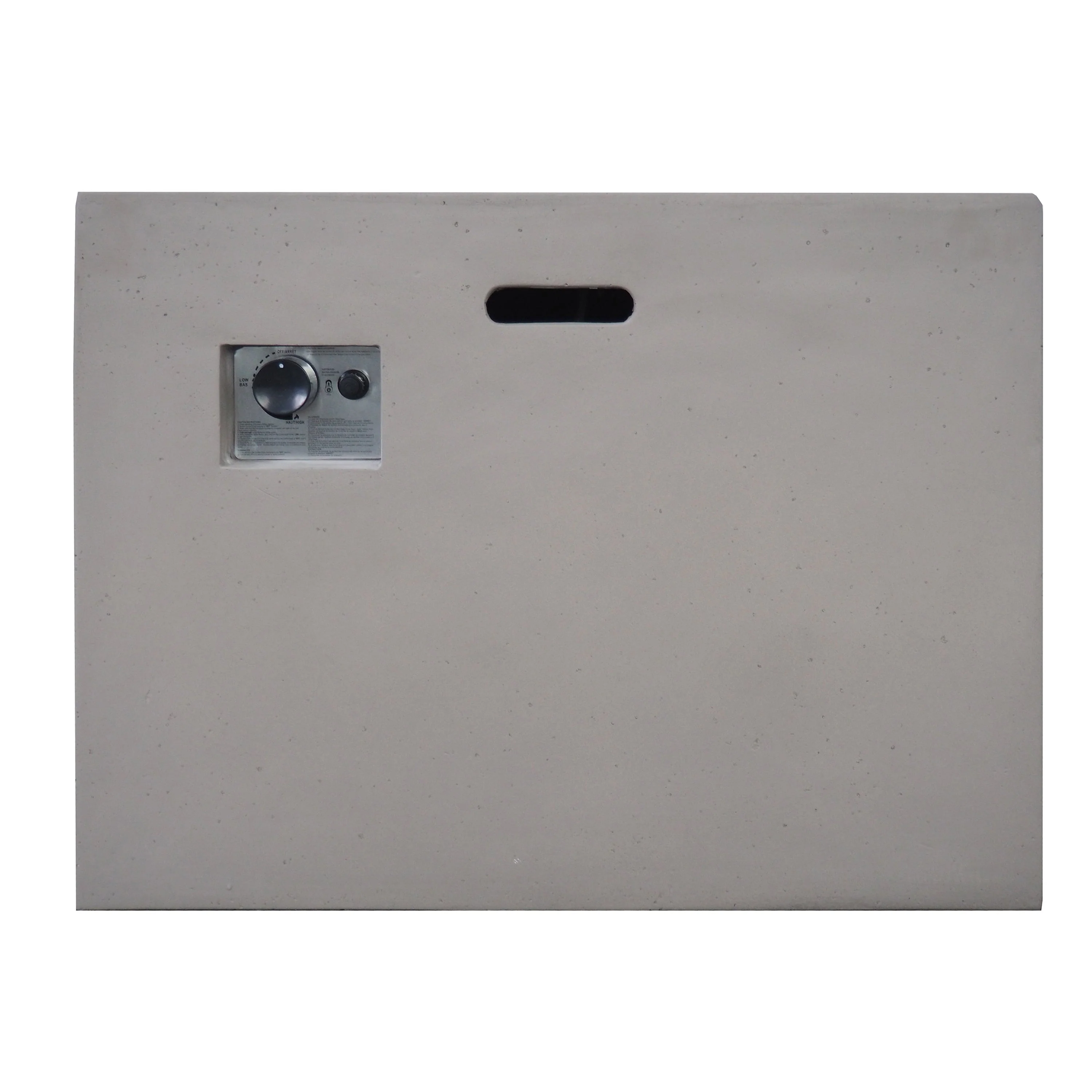 AIDAN 31' Square Fire Pit 40,000 BTU Light Grey Magnesium Oxide 31.25' - Image 10