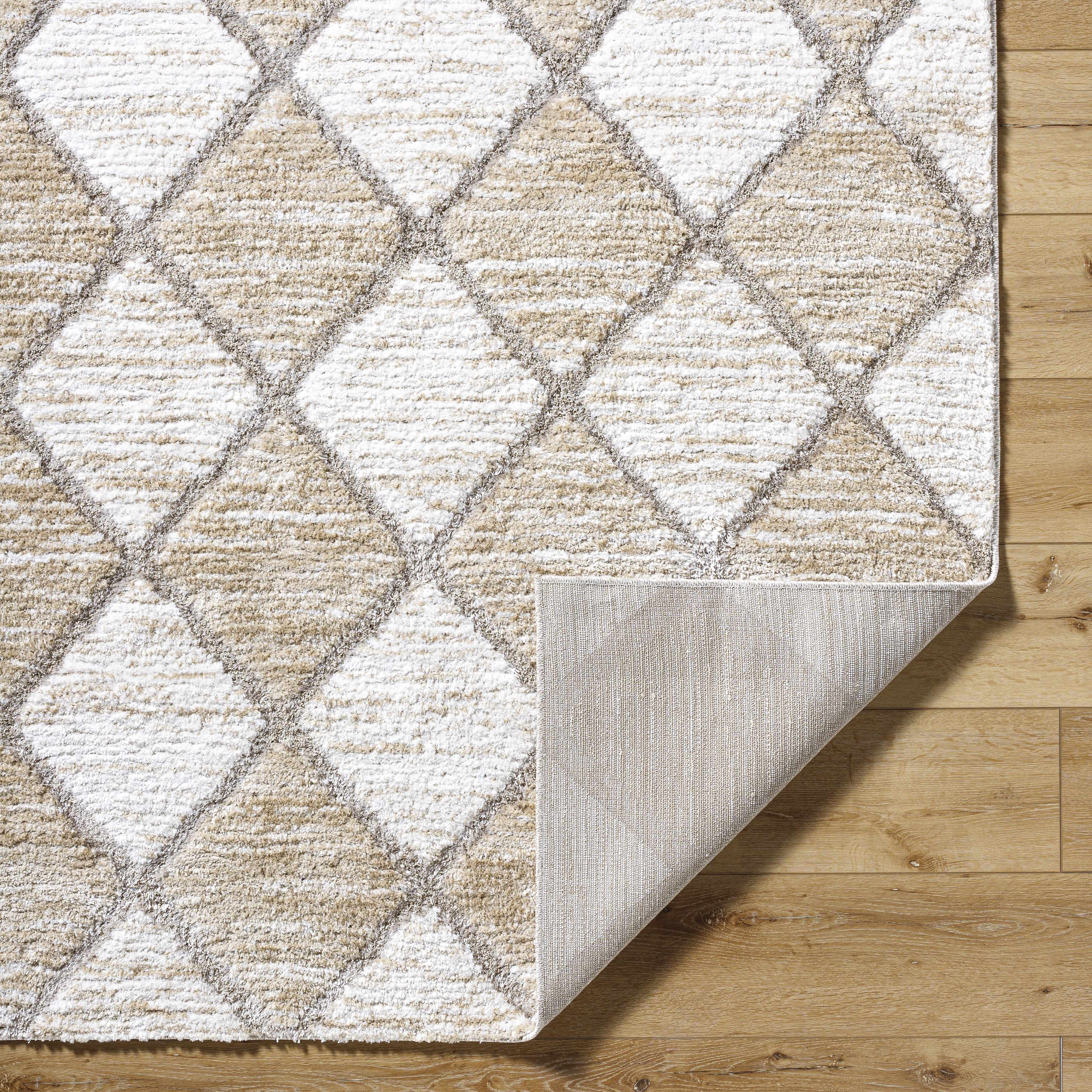 Aideen Cream Shag Area Rug - Clearance - Image 5