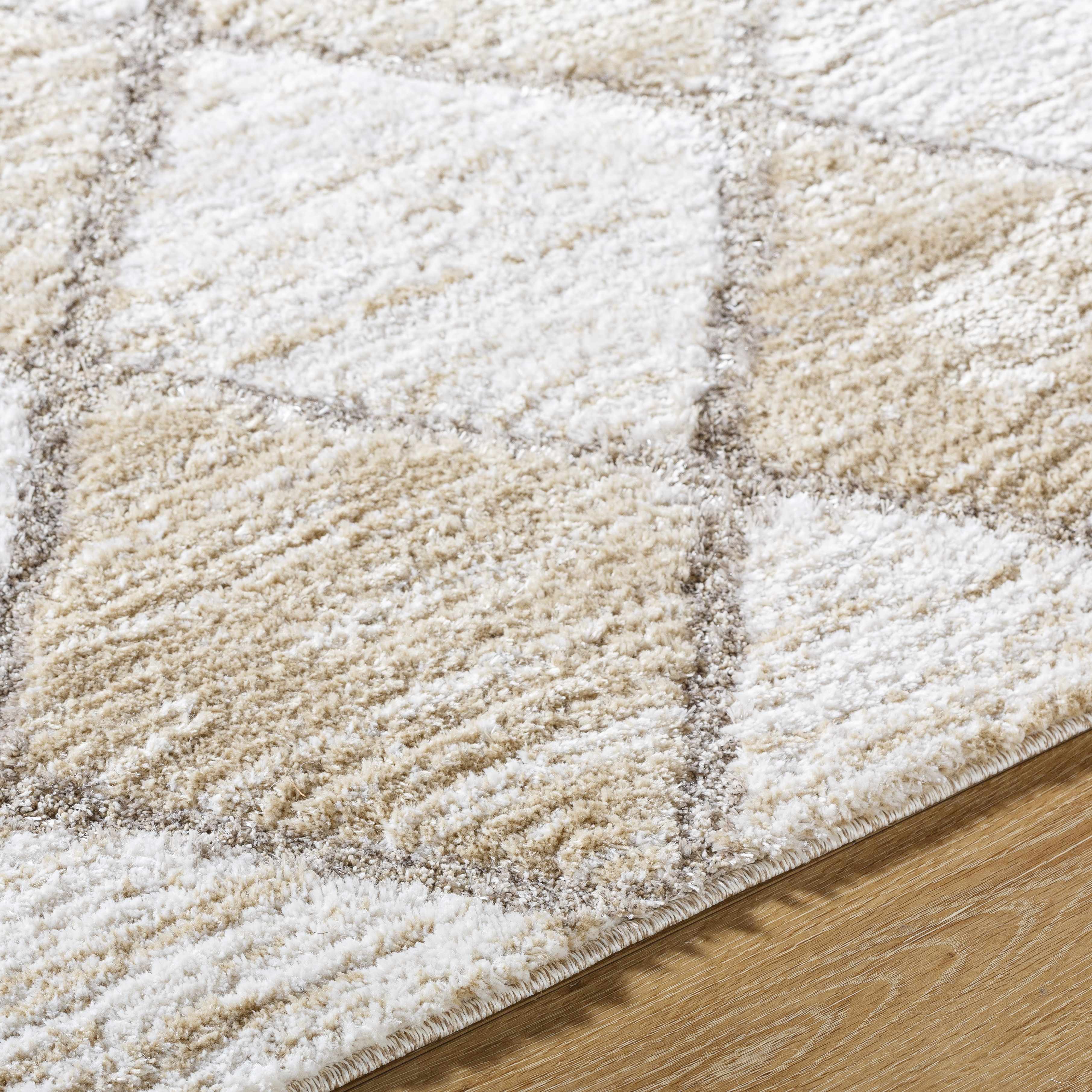 Aideen Cream Shag Area Rug - Clearance - Image 7