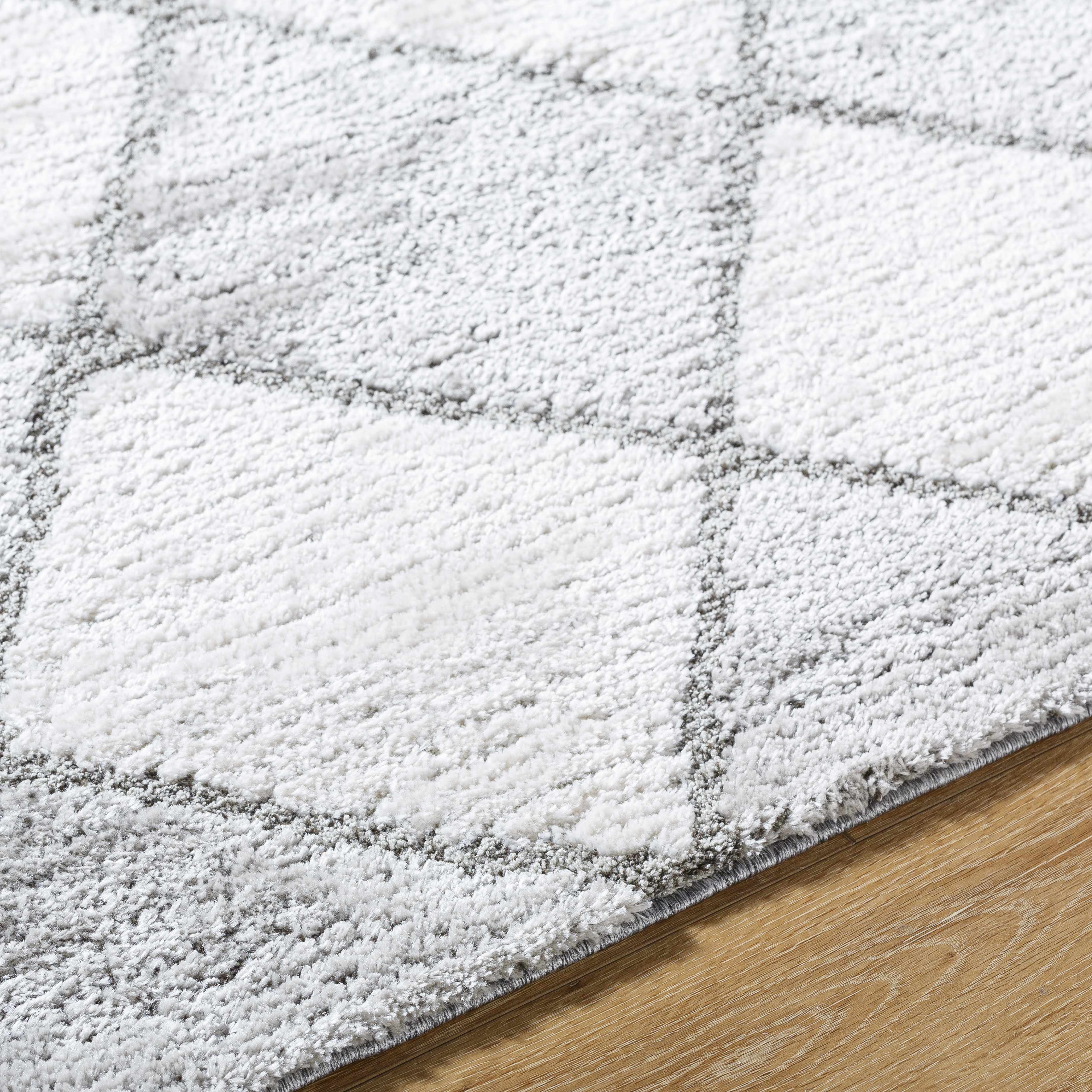 Aideen Gray Shag Area Rug - Clearance - Image 7