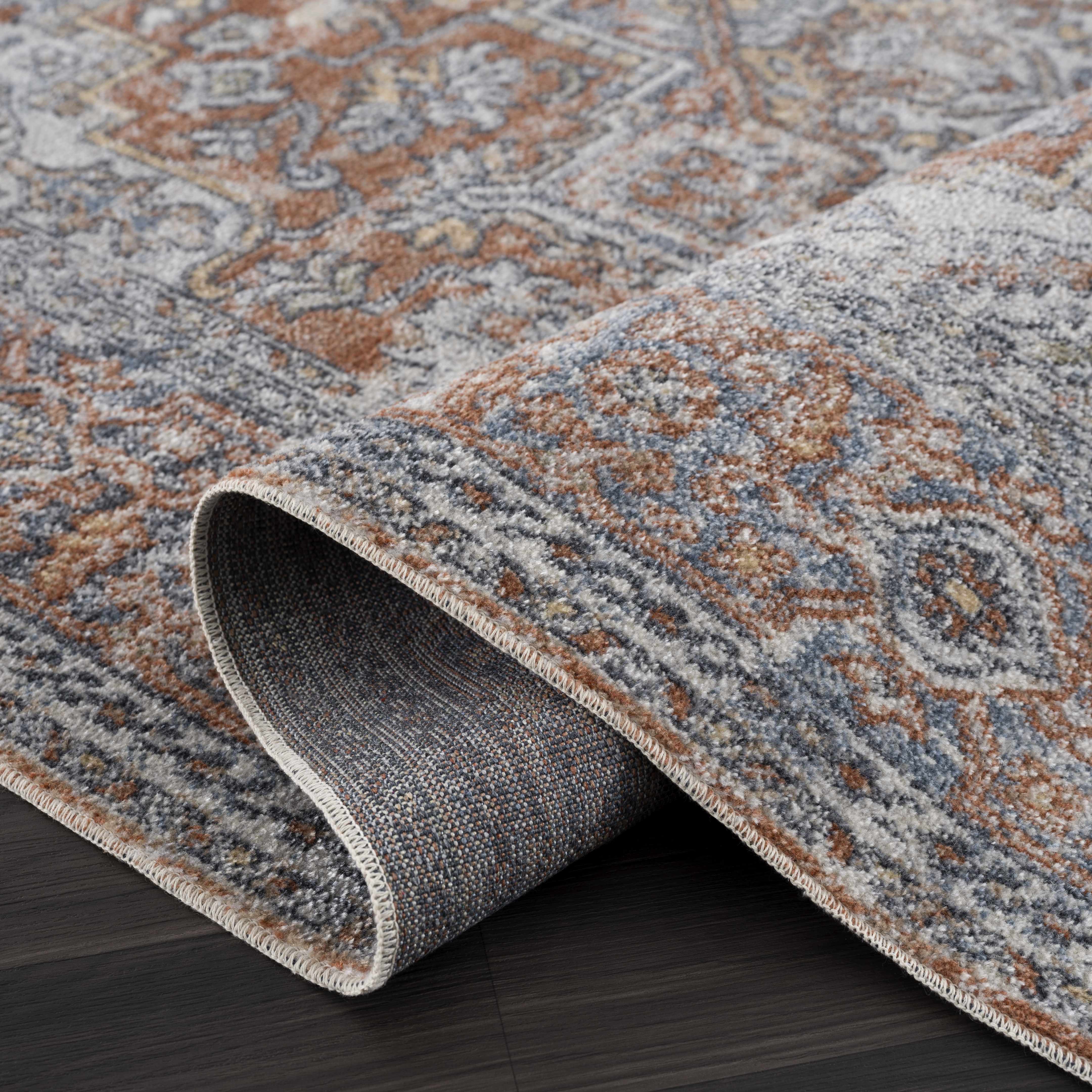 Aila Traditional Design Washable Rug - Clearance - Image 6