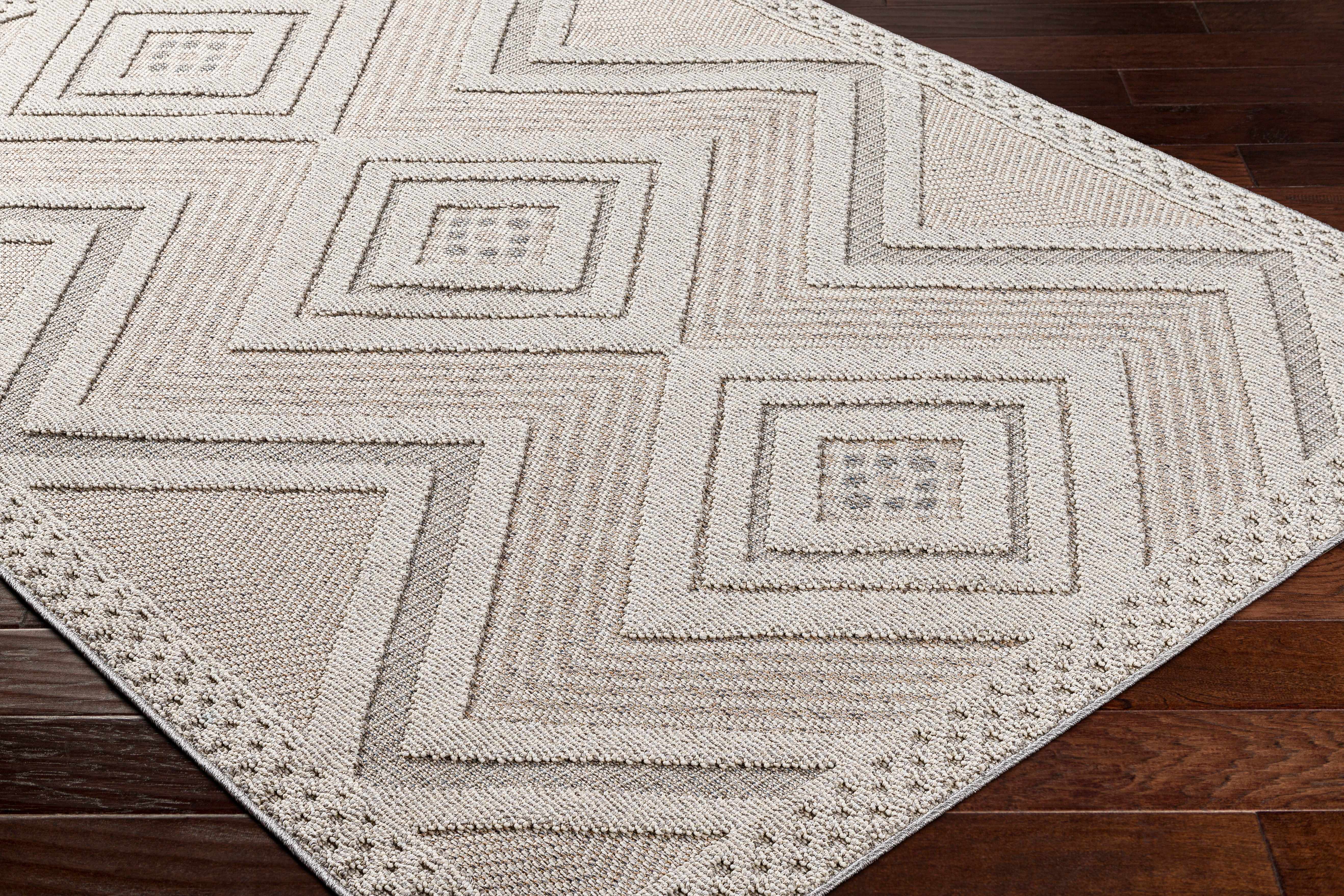 Aimee Natural Gray Area Rug - Clearance - Image 4