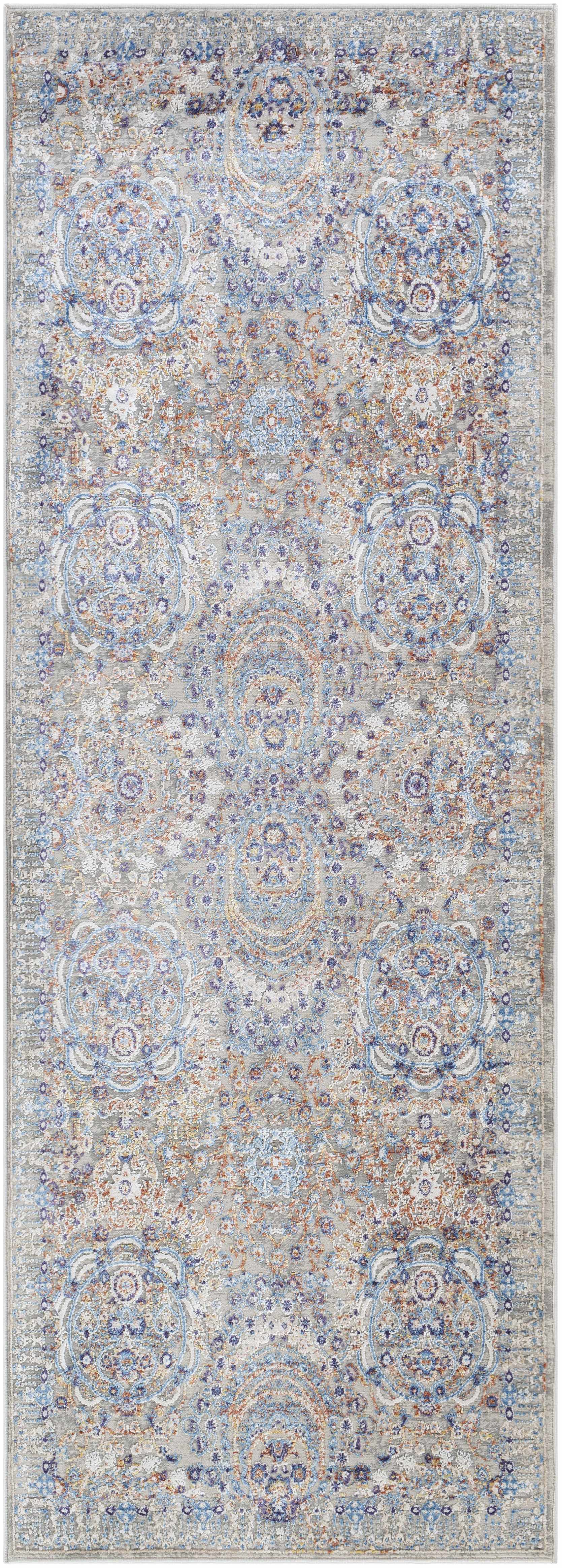 Aisha Abstract Premium Sheen Viscose Rug - Clearance - Image 3