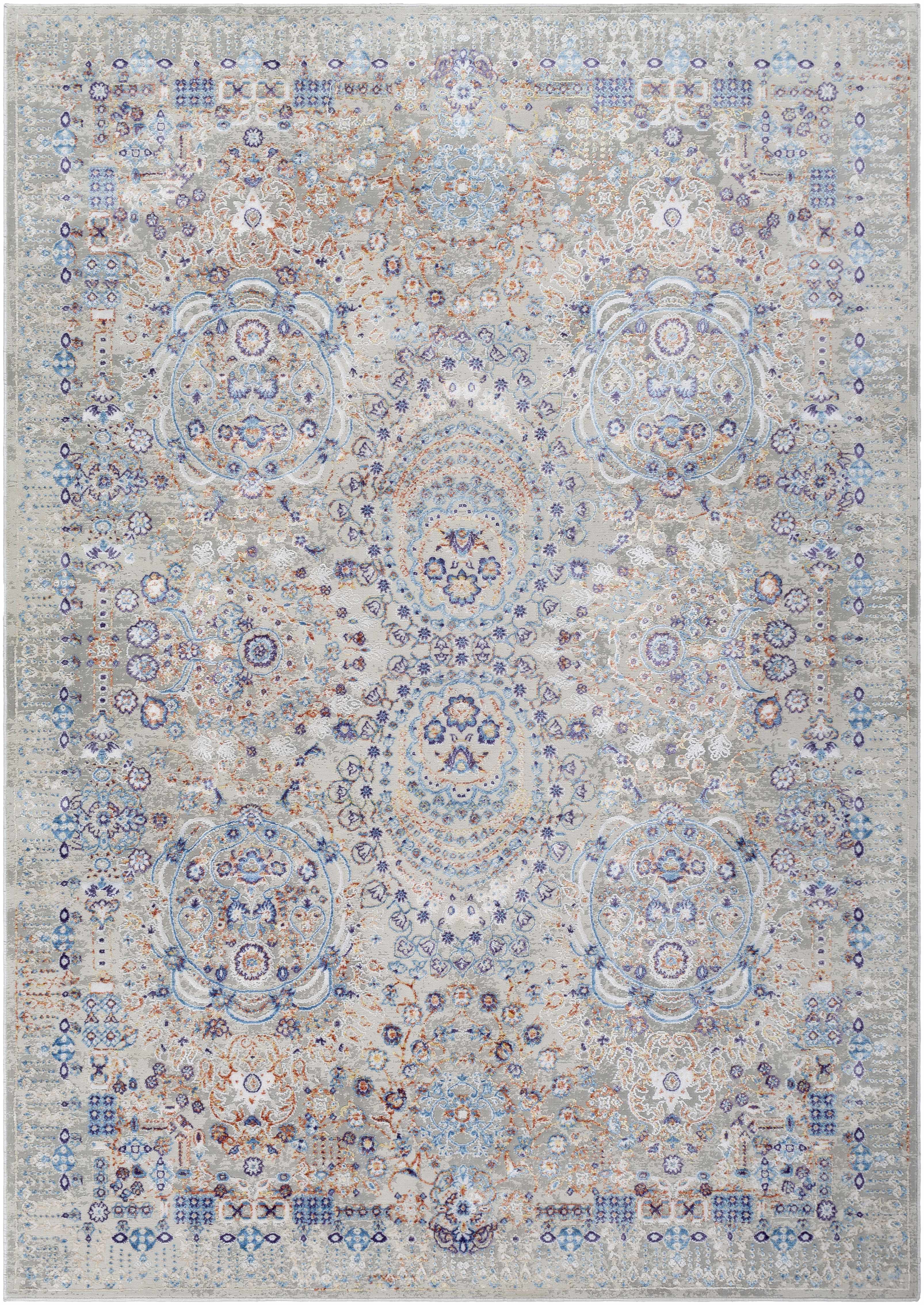 Aisha Abstract Premium Sheen Viscose Rug - Clearance - Image 8