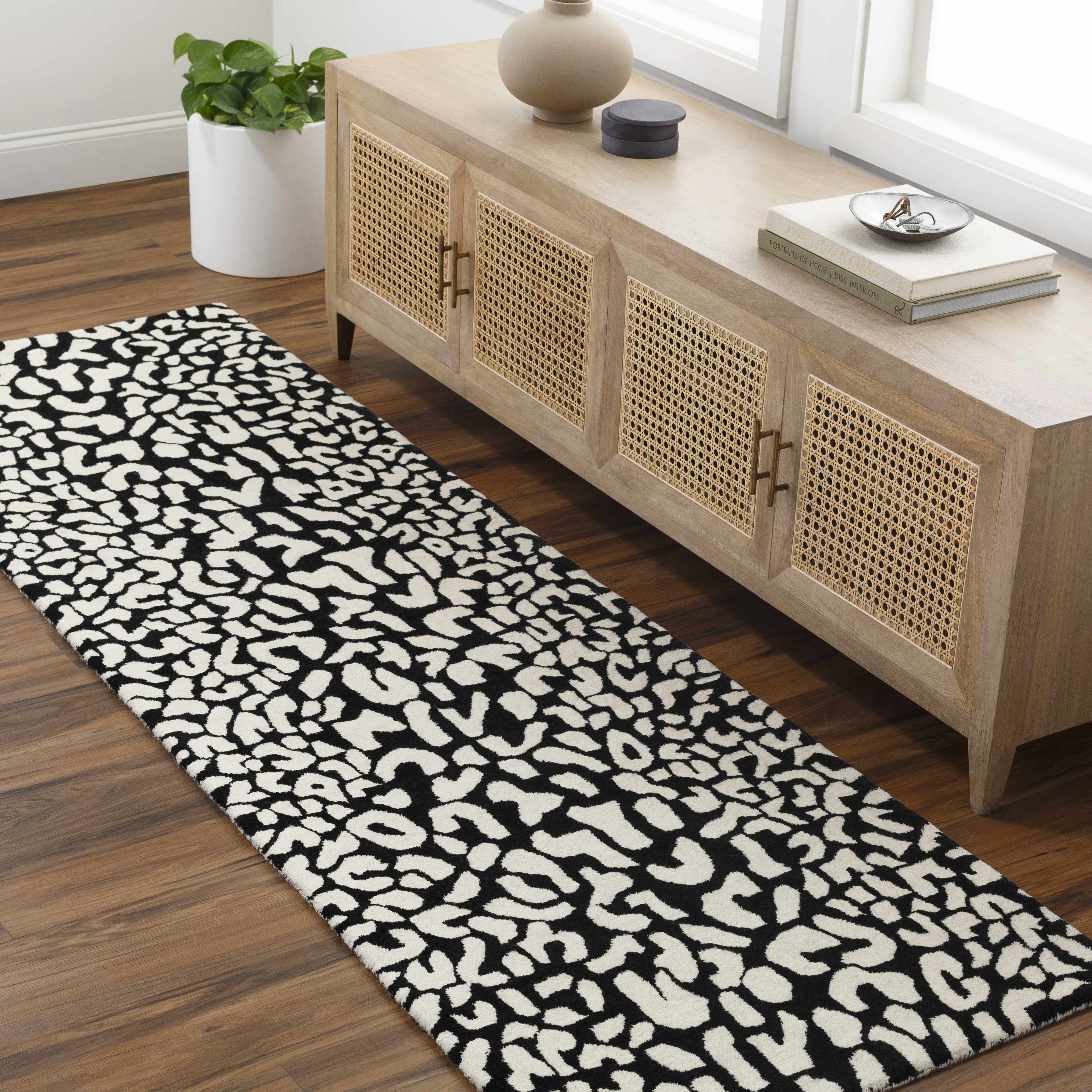 Akeem Leopard Print Area Rug - Clearance - Image 4