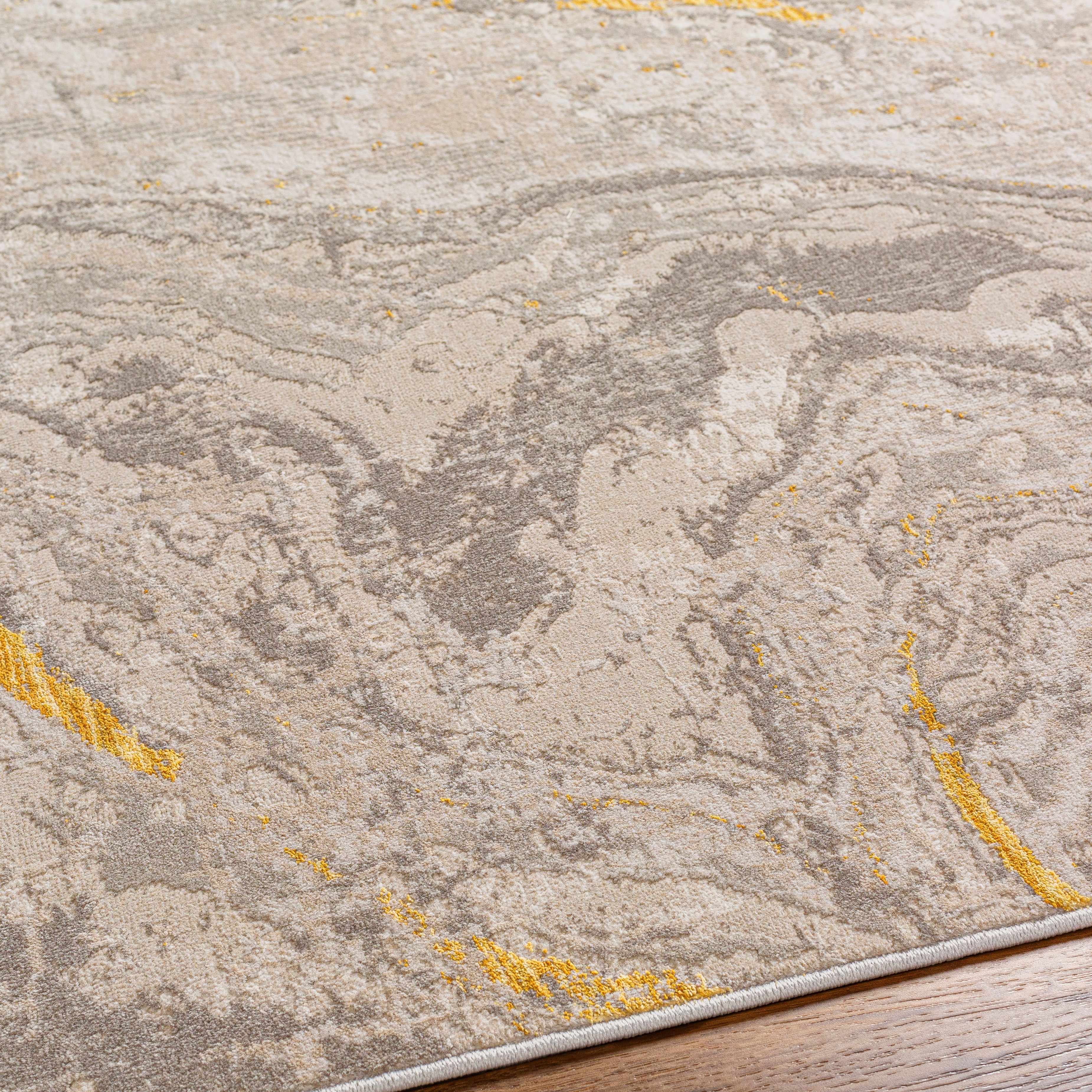 Akins Beige Marble Rug - Clearance - Image 6