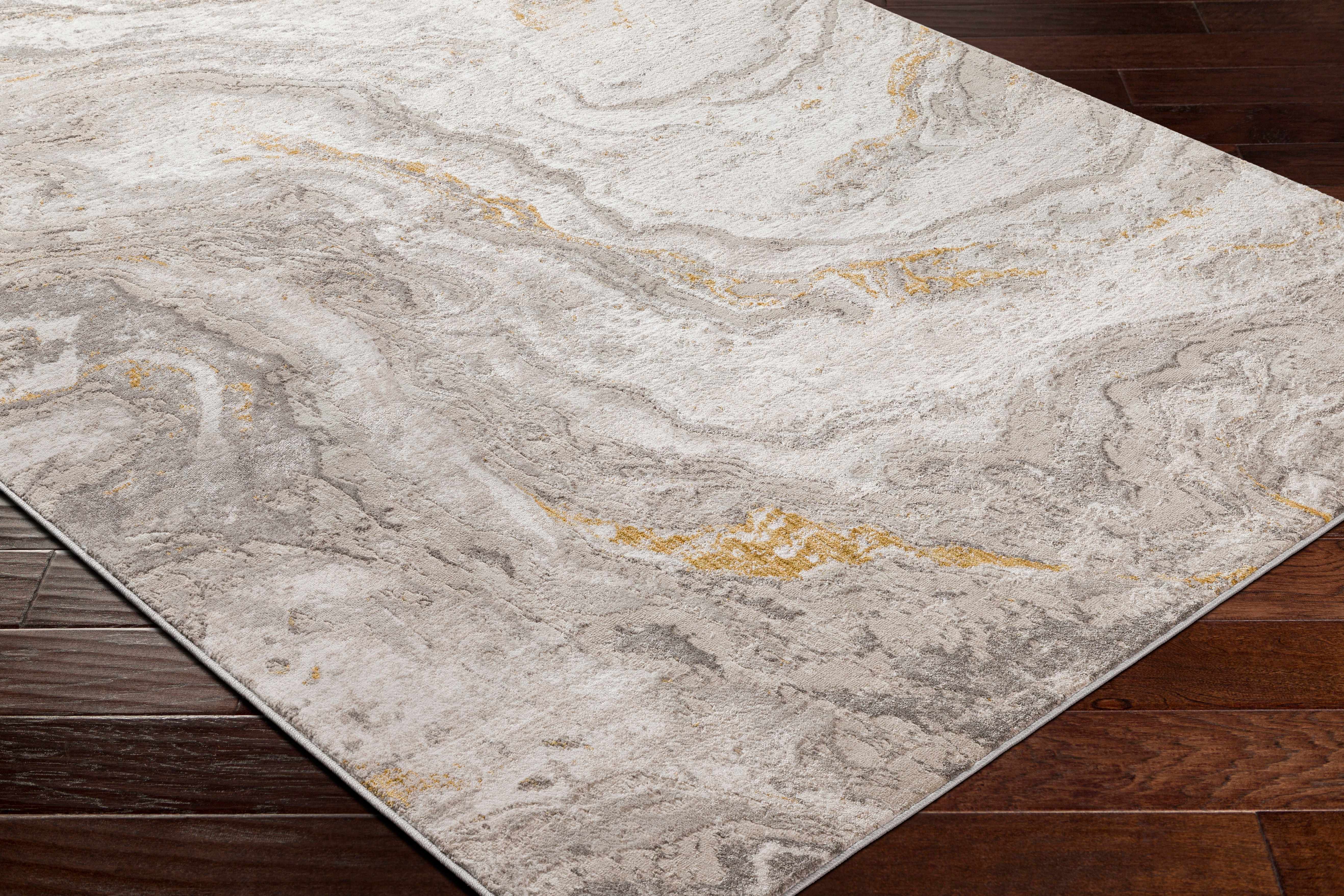 Akins Beige Marble Rug - Clearance - Image 9