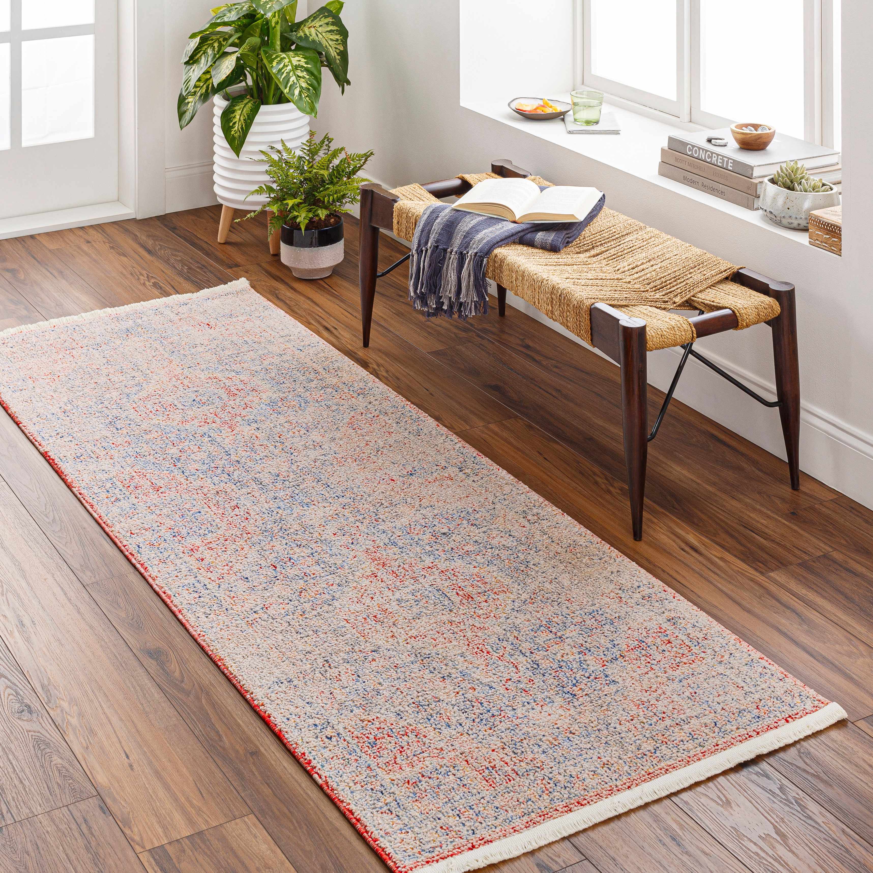 Akio Red & Blue Area Rug - Clearance - Image 10