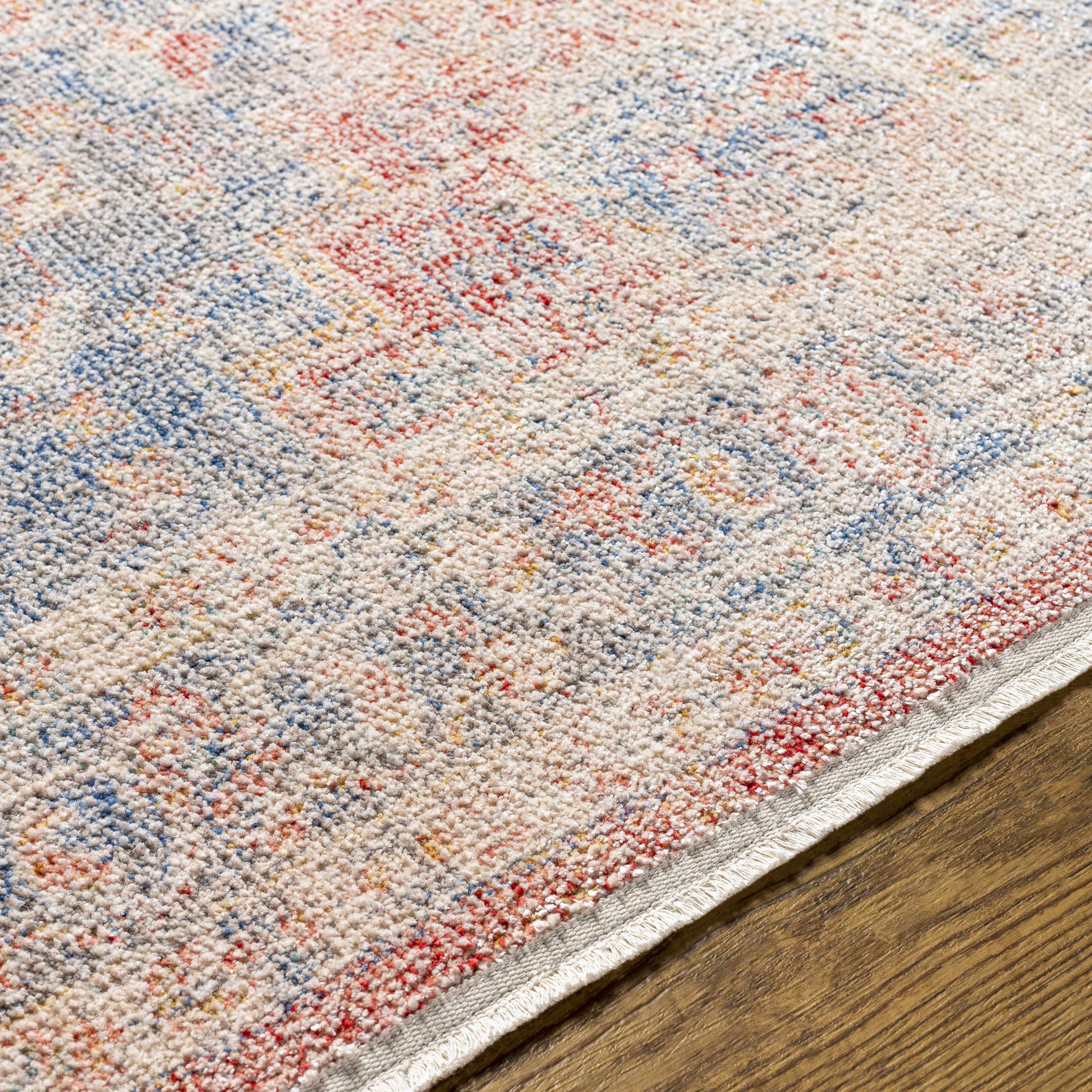 Akio Red & Blue Area Rug - Clearance - Image 4