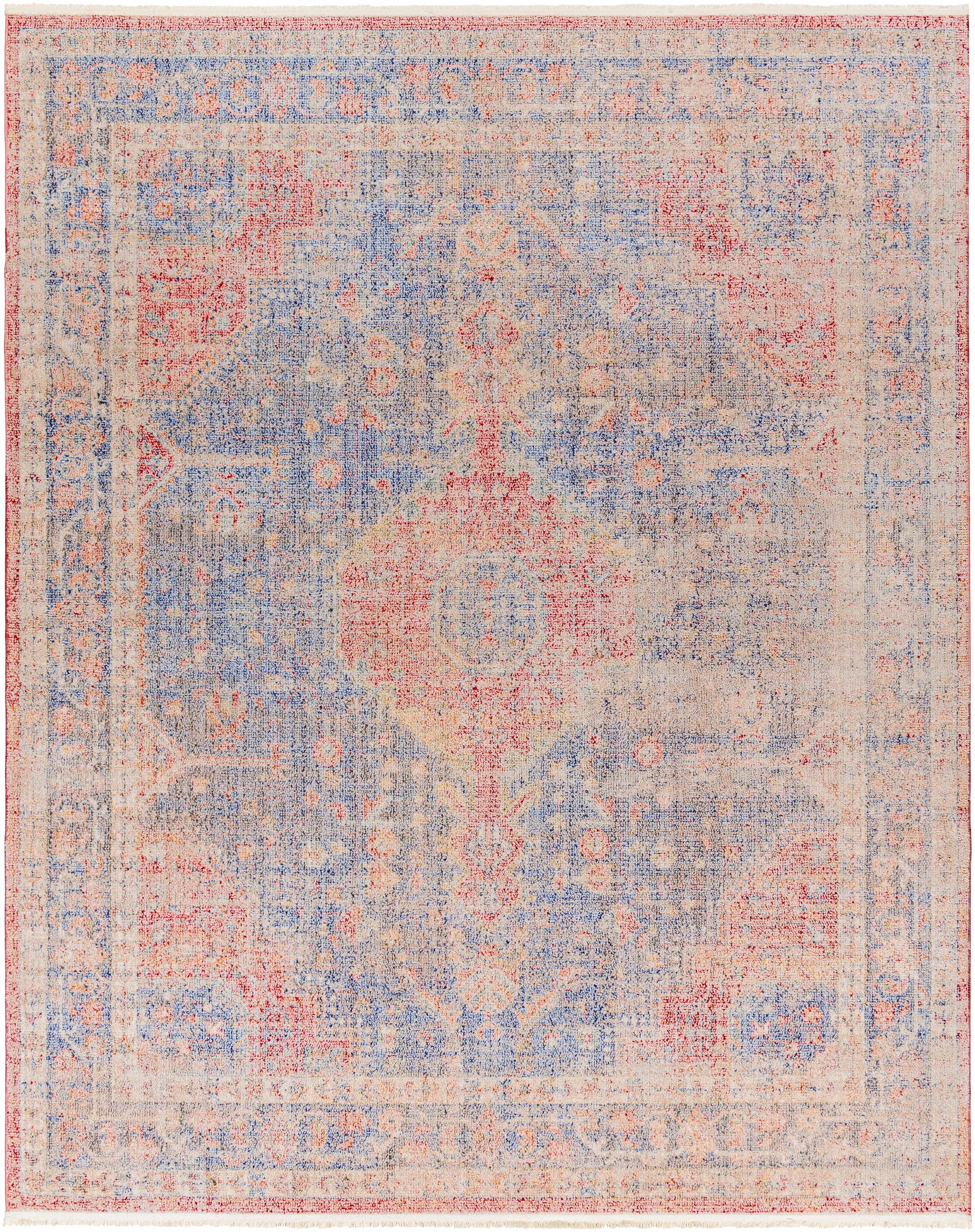 Akio Red & Blue Area Rug - Clearance - Image 8