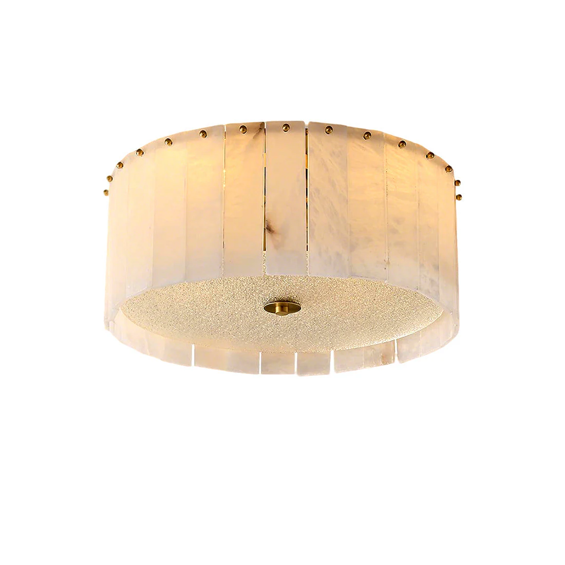 Alabaster Flush Mount Ceiling Light 18" 24" E14 Dimmable Fixture - Image 13