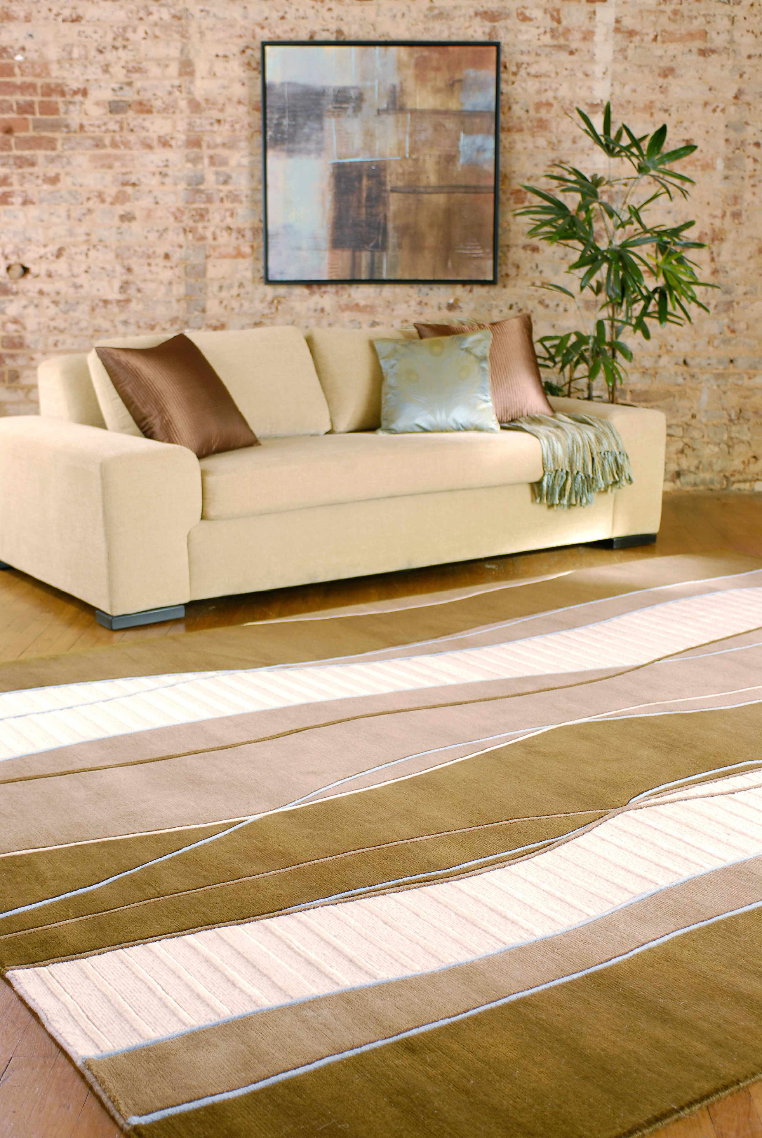 Alanreed Brown Premium Wool Area Rug - Clearance - Image 6