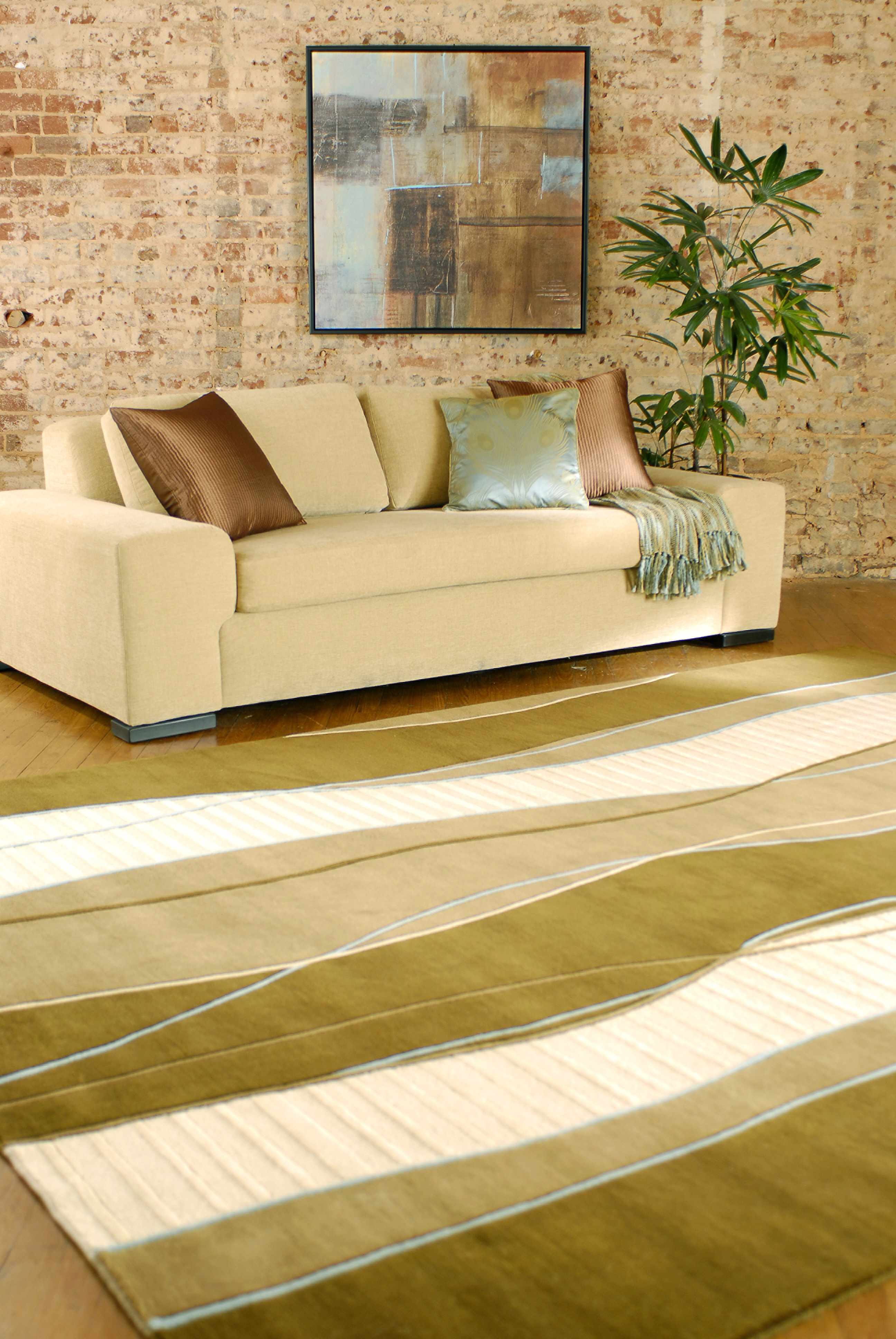 Alanreed Brown Premium Wool Area Rug - Clearance - Image 8