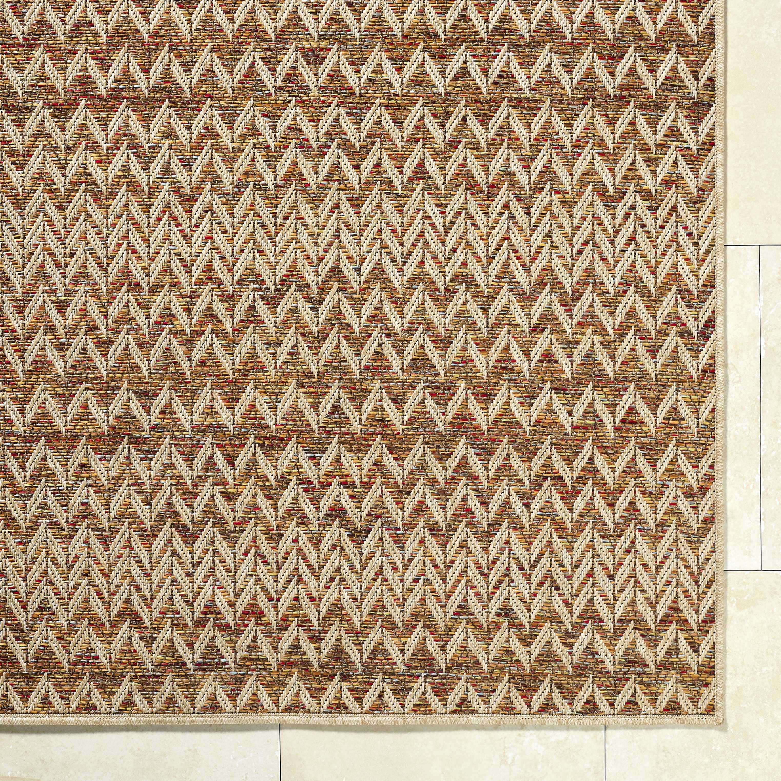 Alazne Burnt Orange Area Rug - Image 3
