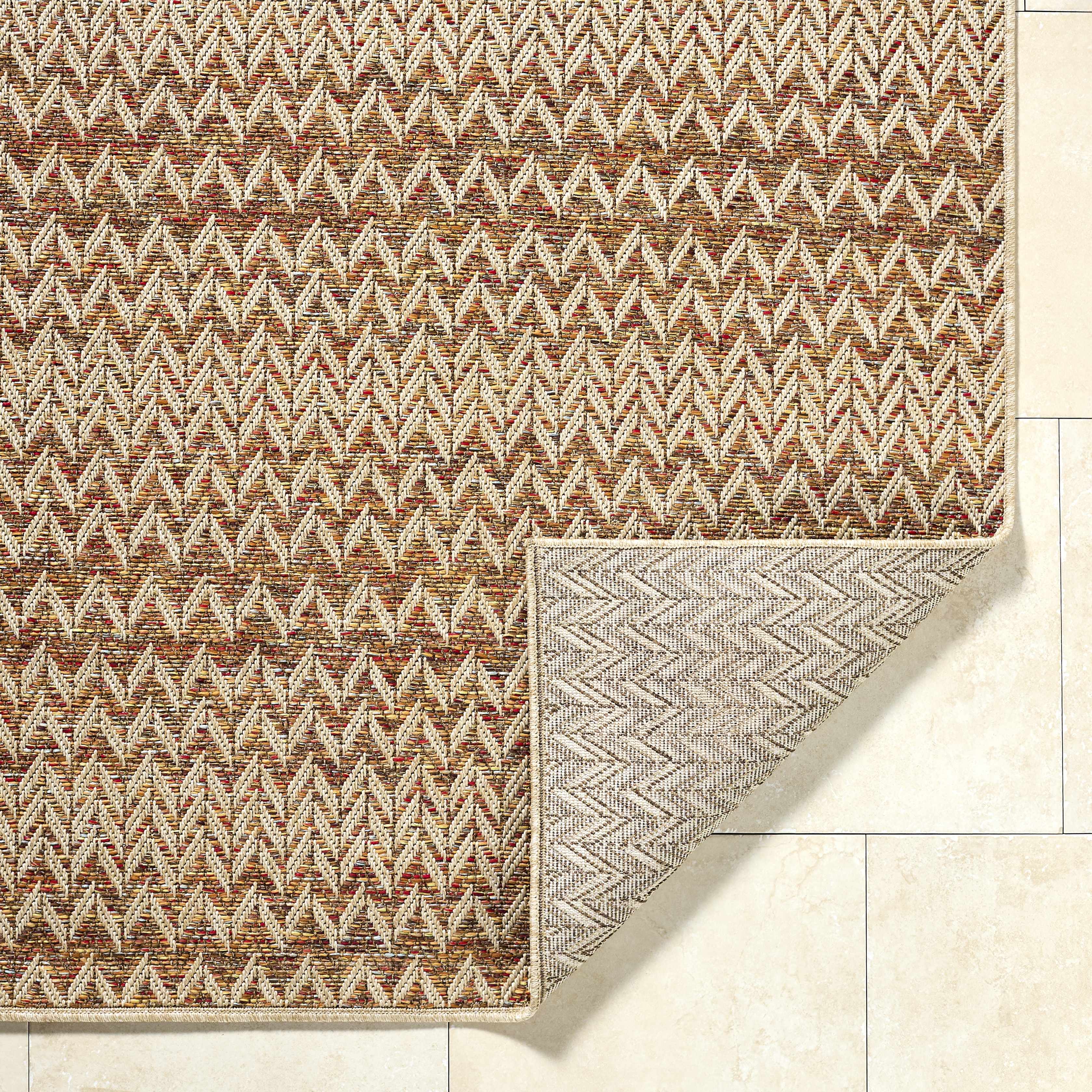 Alazne Burnt Orange Area Rug - Image 6