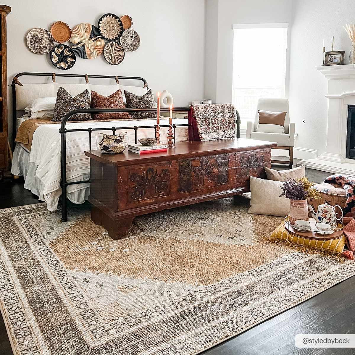 Albas Washable Area Rug - Image 3