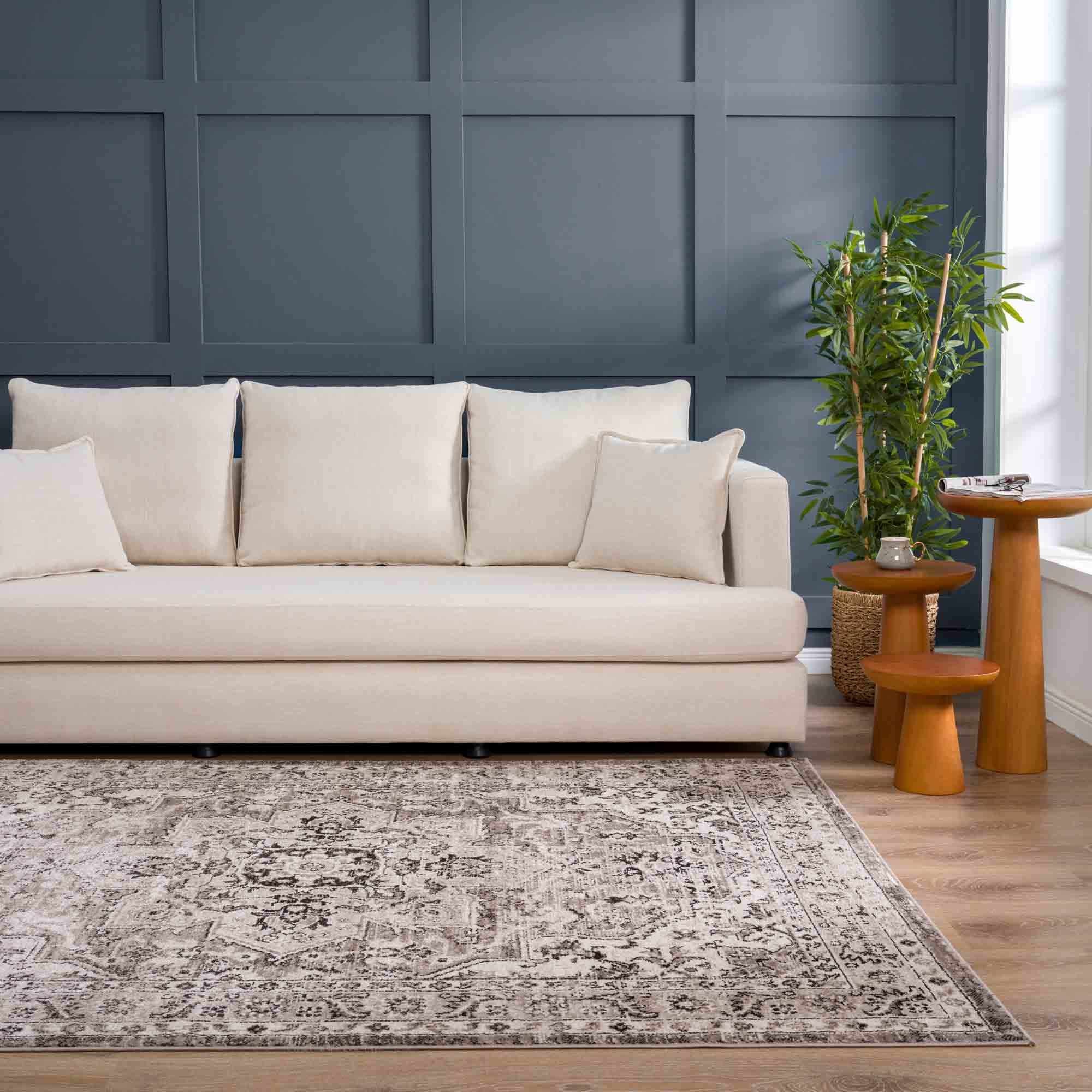 Albie Beige Area Rug - Clearance - Image 4