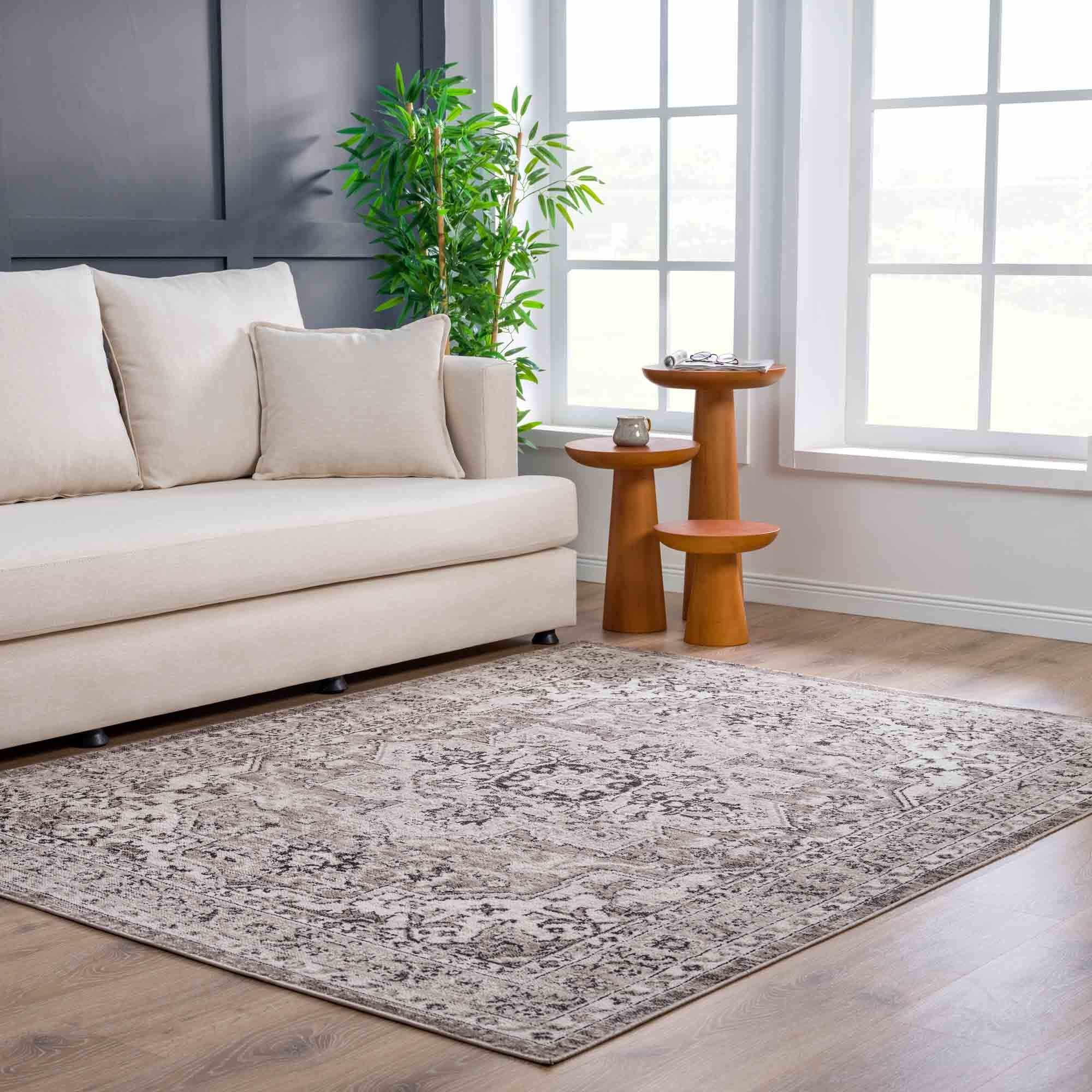 Albie Beige Area Rug - Clearance - Image 9