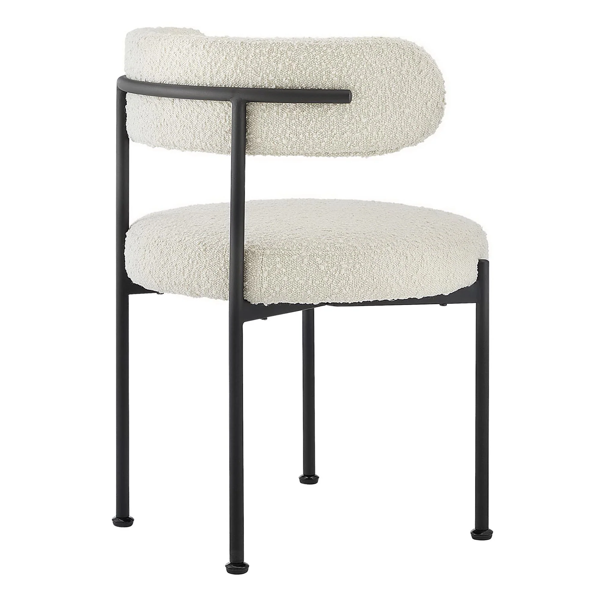 Albie Boucle Fabric Dining Chairs Set of 2 by Modway - Image 6