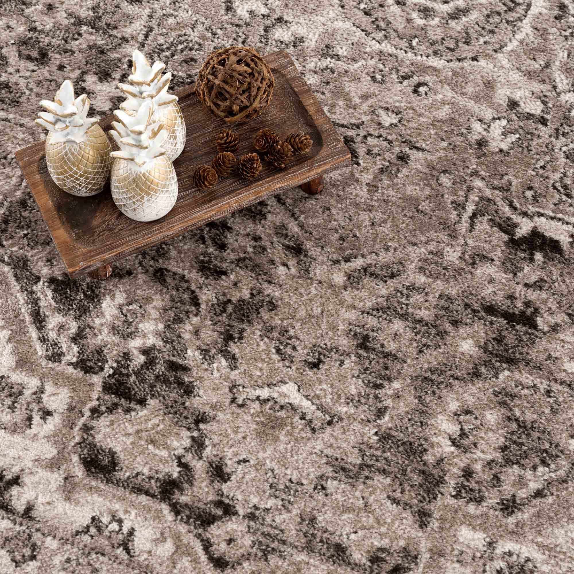 Albie Charcoal & Beige Area Rug - Clearance - Image 10