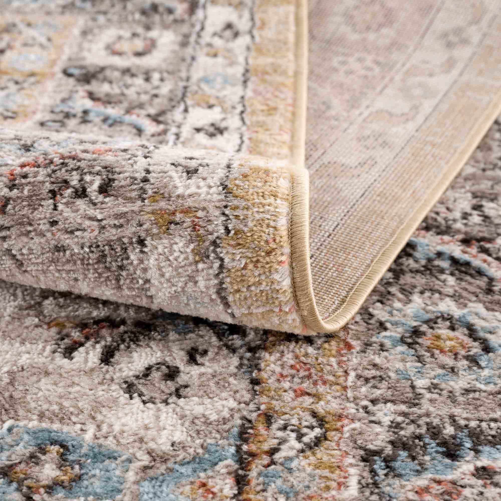 Albie Gold & Beige Area Rug - Clearance - Image 13