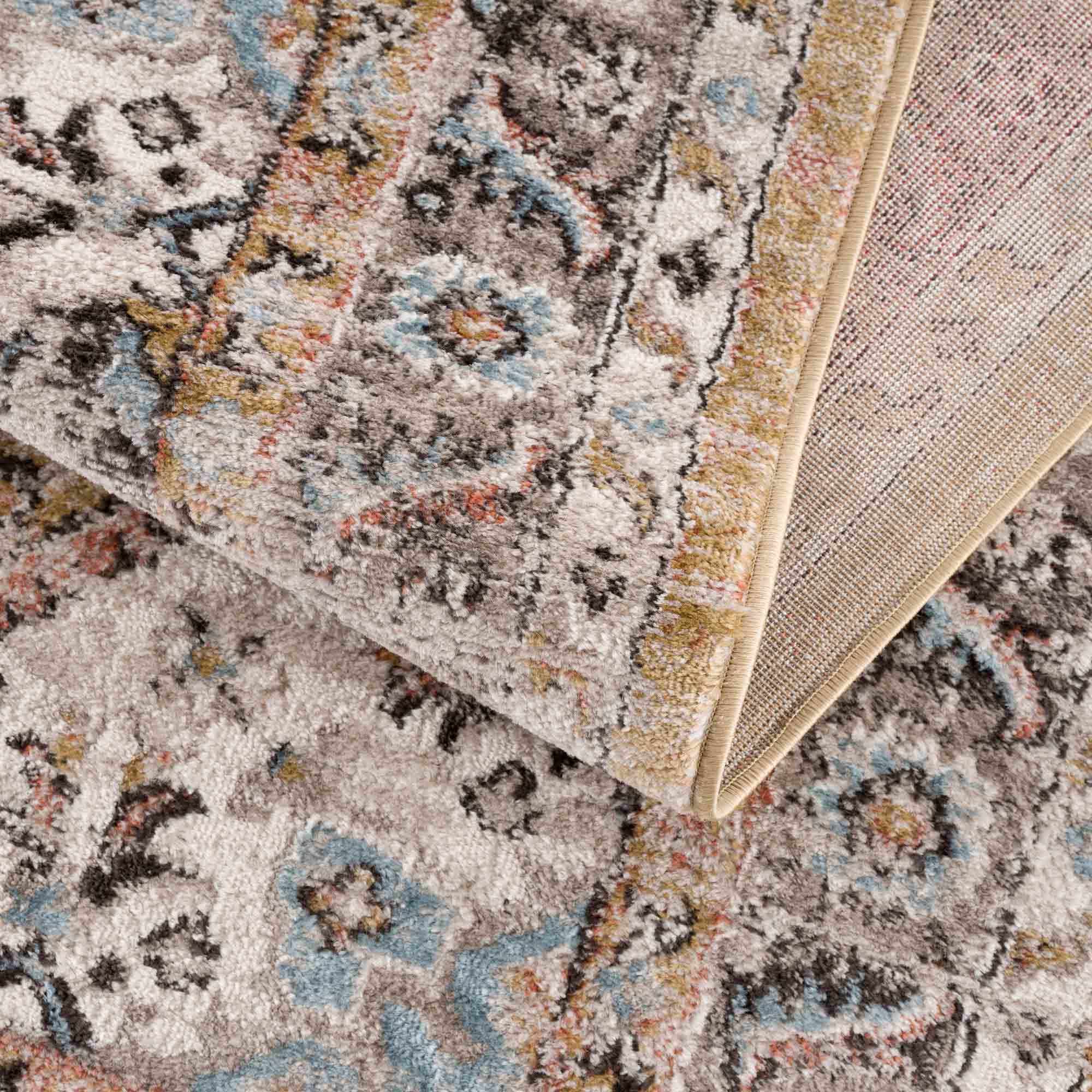 Albie Gold & Beige Area Rug - Clearance - Image 14