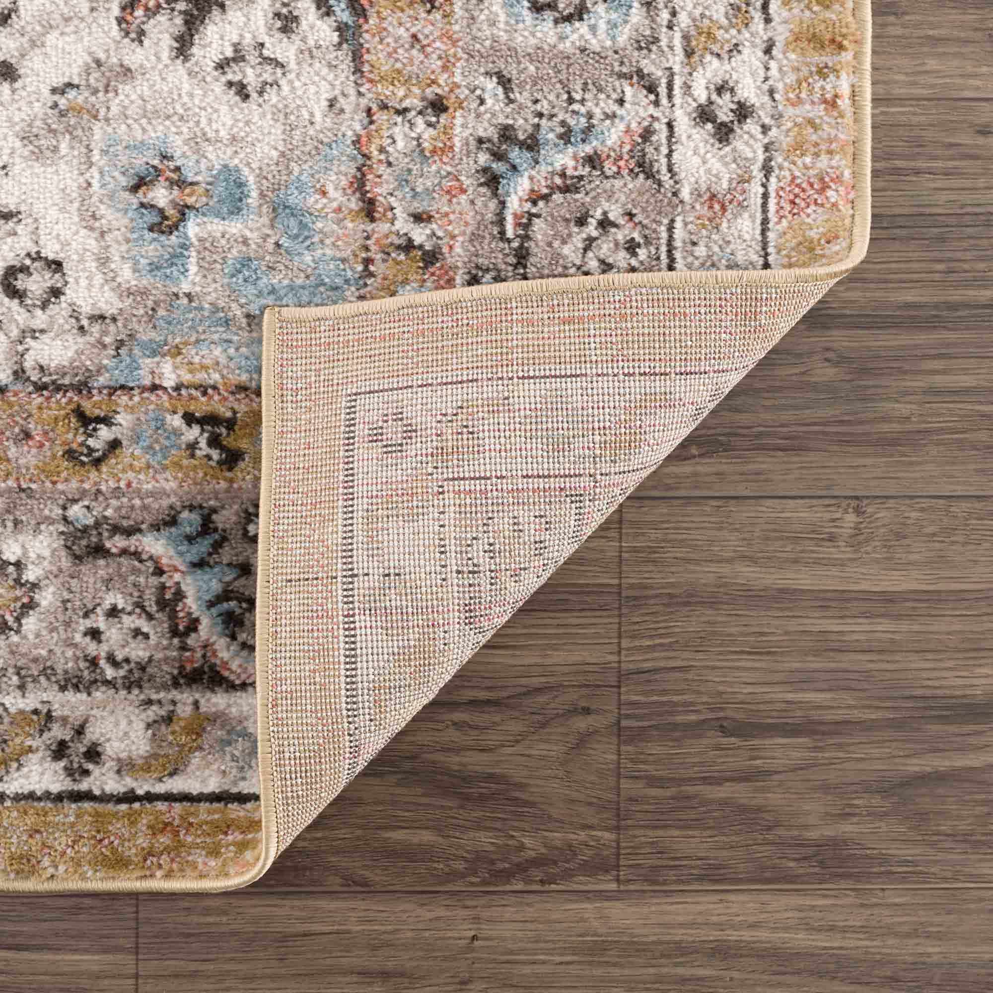Albie Gold & Beige Area Rug - Clearance - Image 5
