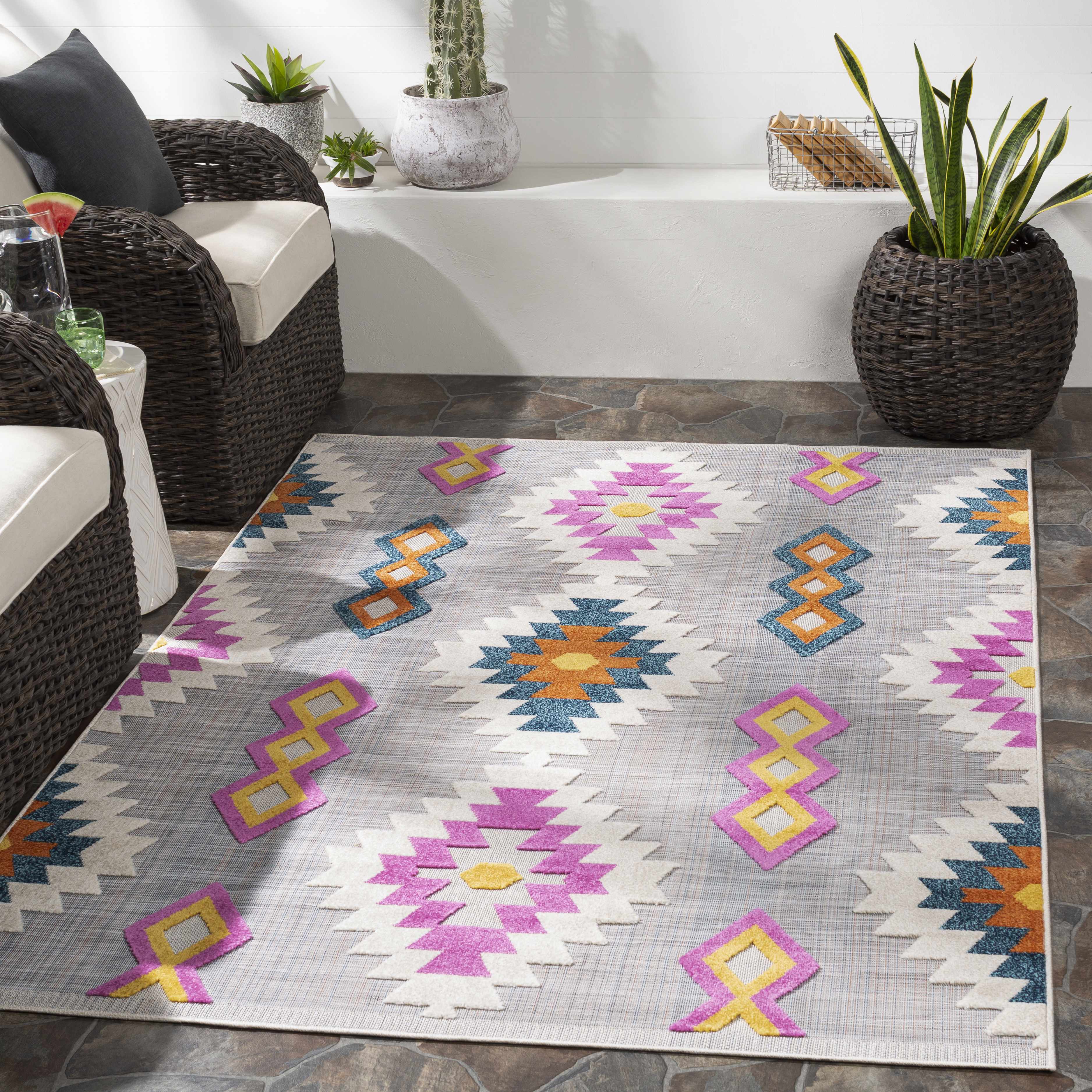 Alburg Southwestern Magenta Carpet - Clearance - Image 2