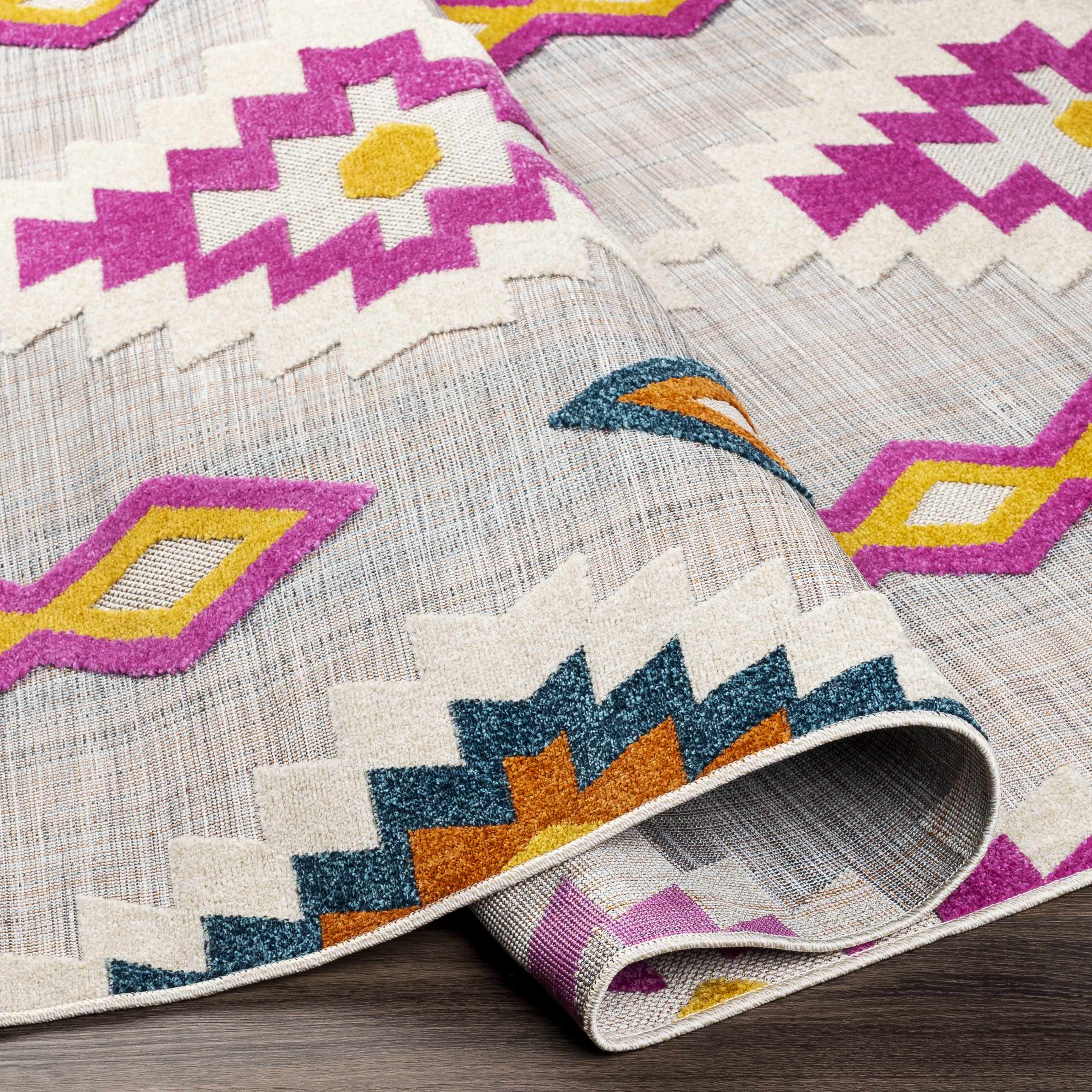 Alburg Southwestern Magenta Carpet - Clearance - Image 5