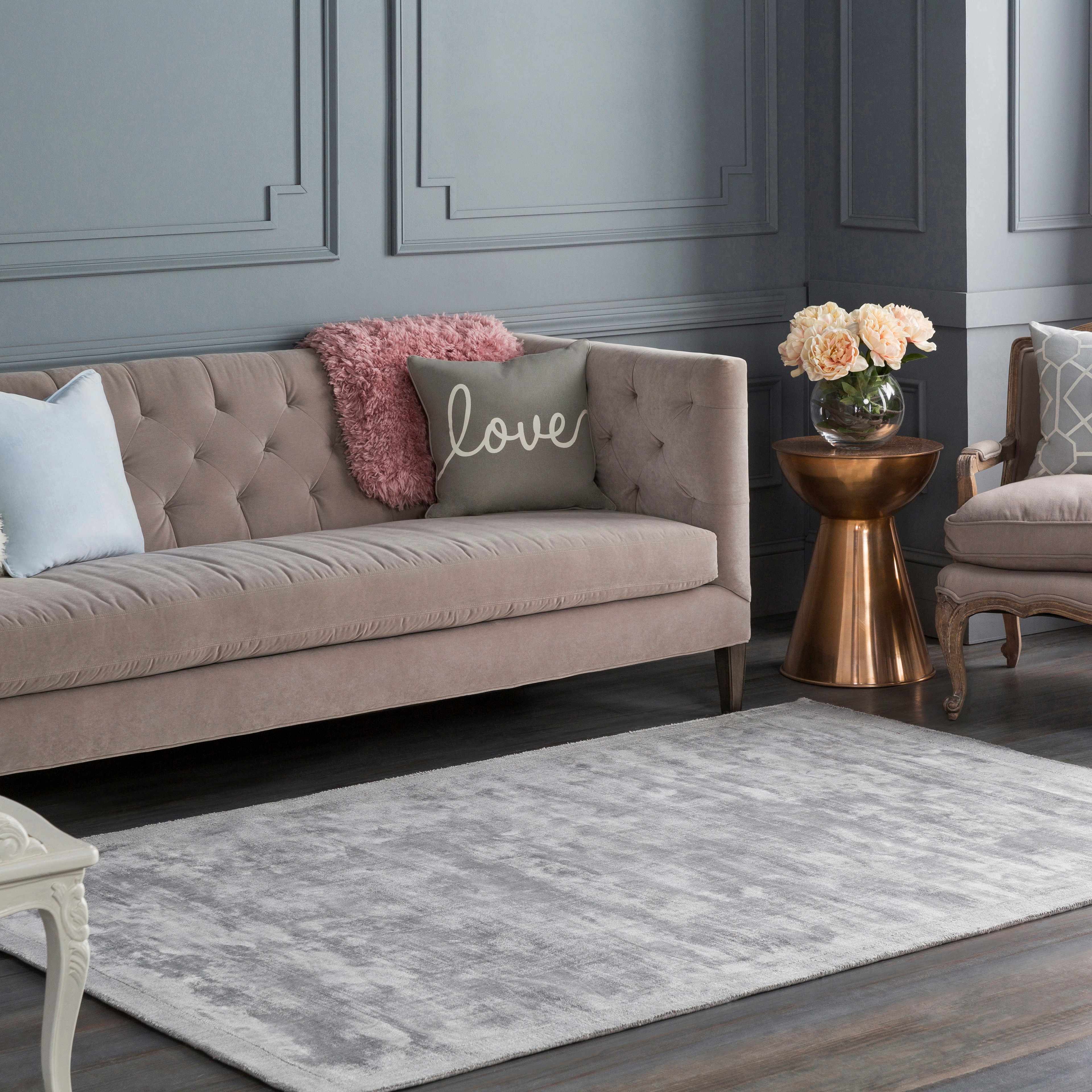 Alcester Gray Premium Sheen Carpet - Image 2