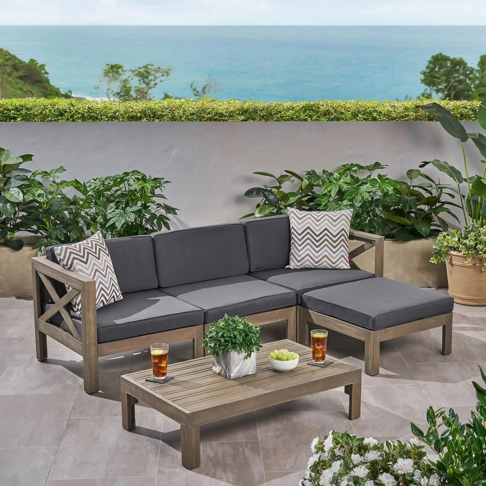 Alcove - L Shape Sofa Set - Image 7