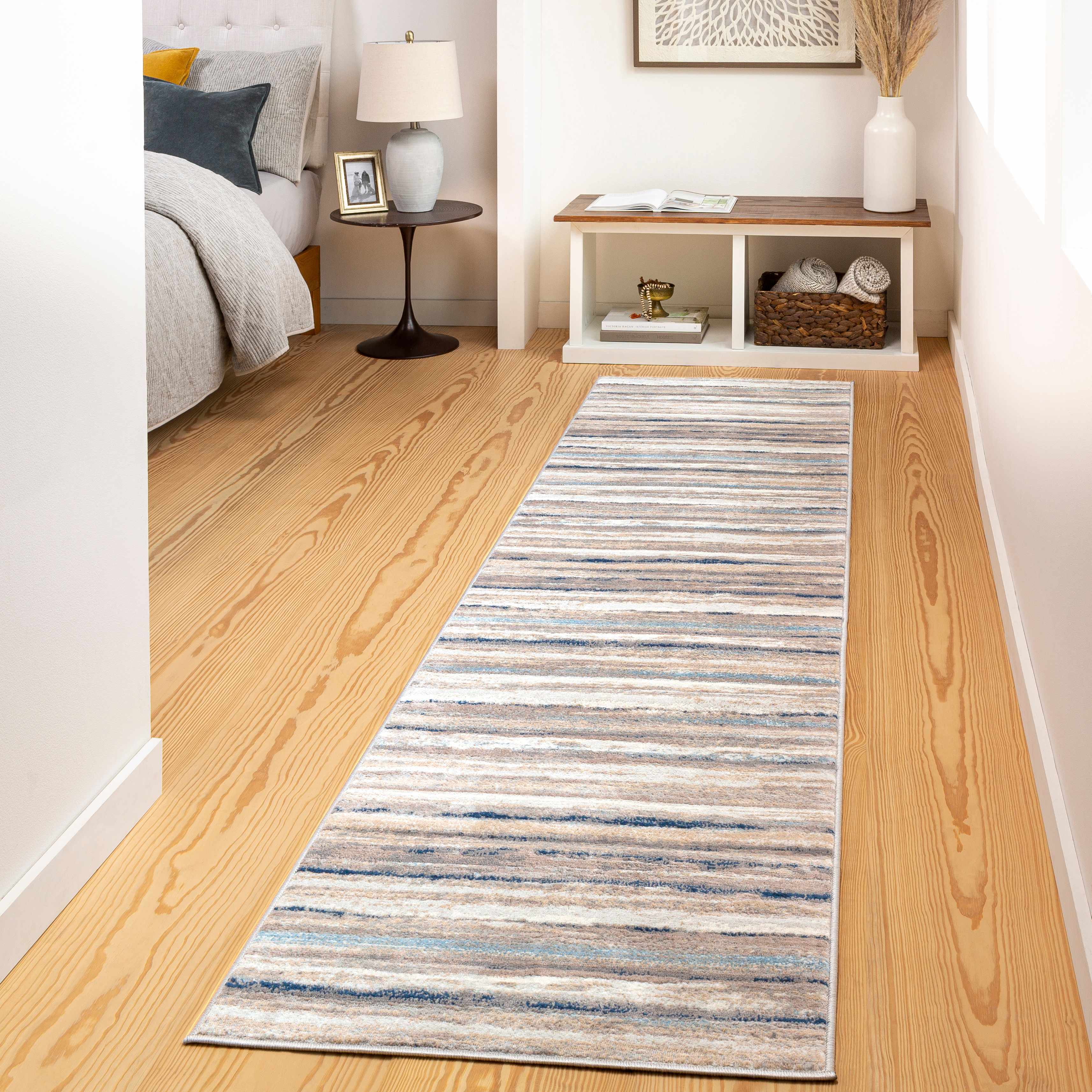 Aldavilla Abstract Striped Area Rug - Image 8